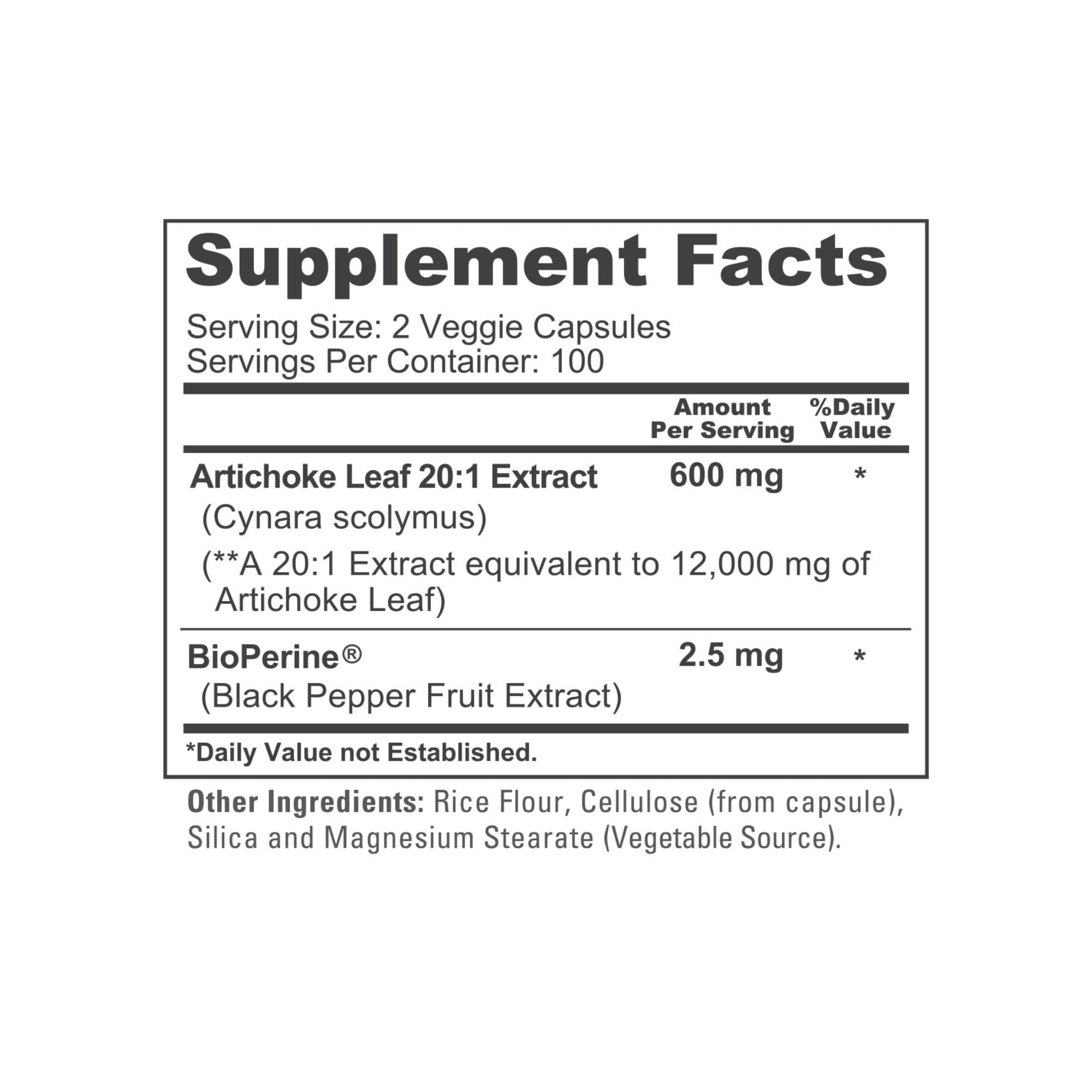 NusaPure Artichoke 20:1 Extract, 600 mg Equivalent to 12,000mg 200 Veggie caps (Non-GMO, Gluten Free) NusaPure uk supplements