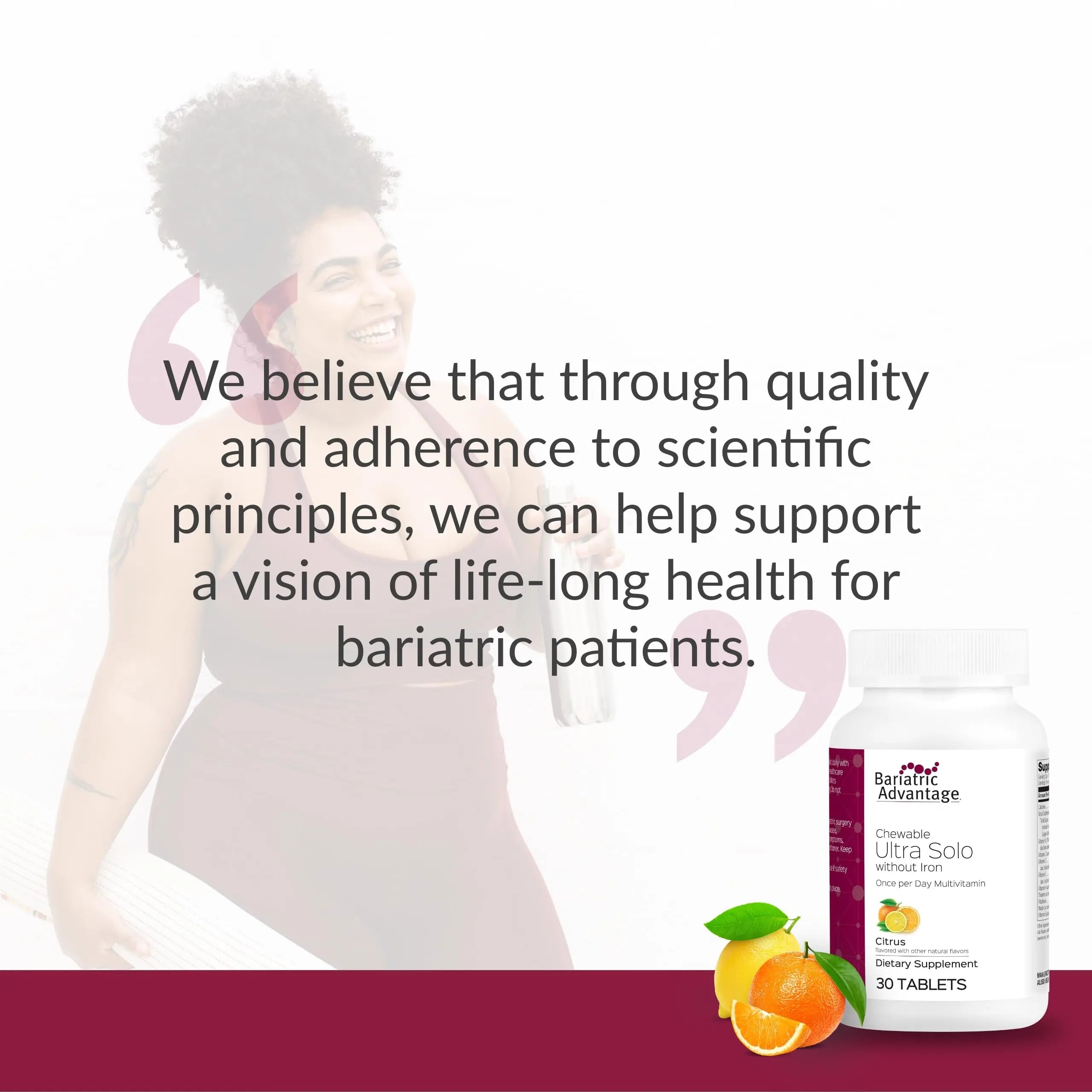 Bariatric Advantage Chewable Ultra Solo Without Iron - Once-Per-Day Daily Multivitamin - for Bariatric Surgery Patients Bariatric Advantage uk supplements