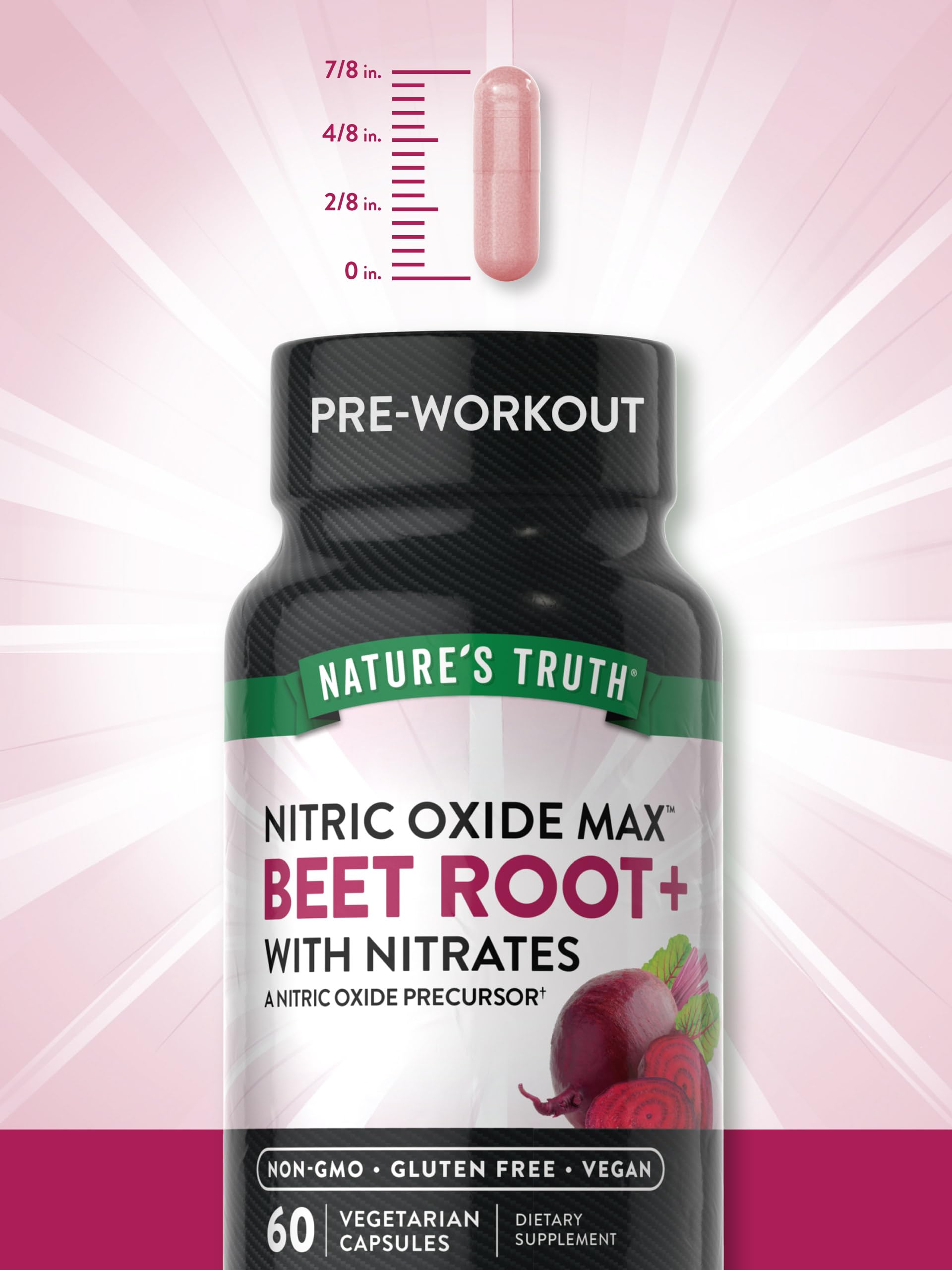Nature's Truth Beet Root Capsules | 60 Count | Nitric Oxide Supplement for Men and Women Nature's Truth uk supplements