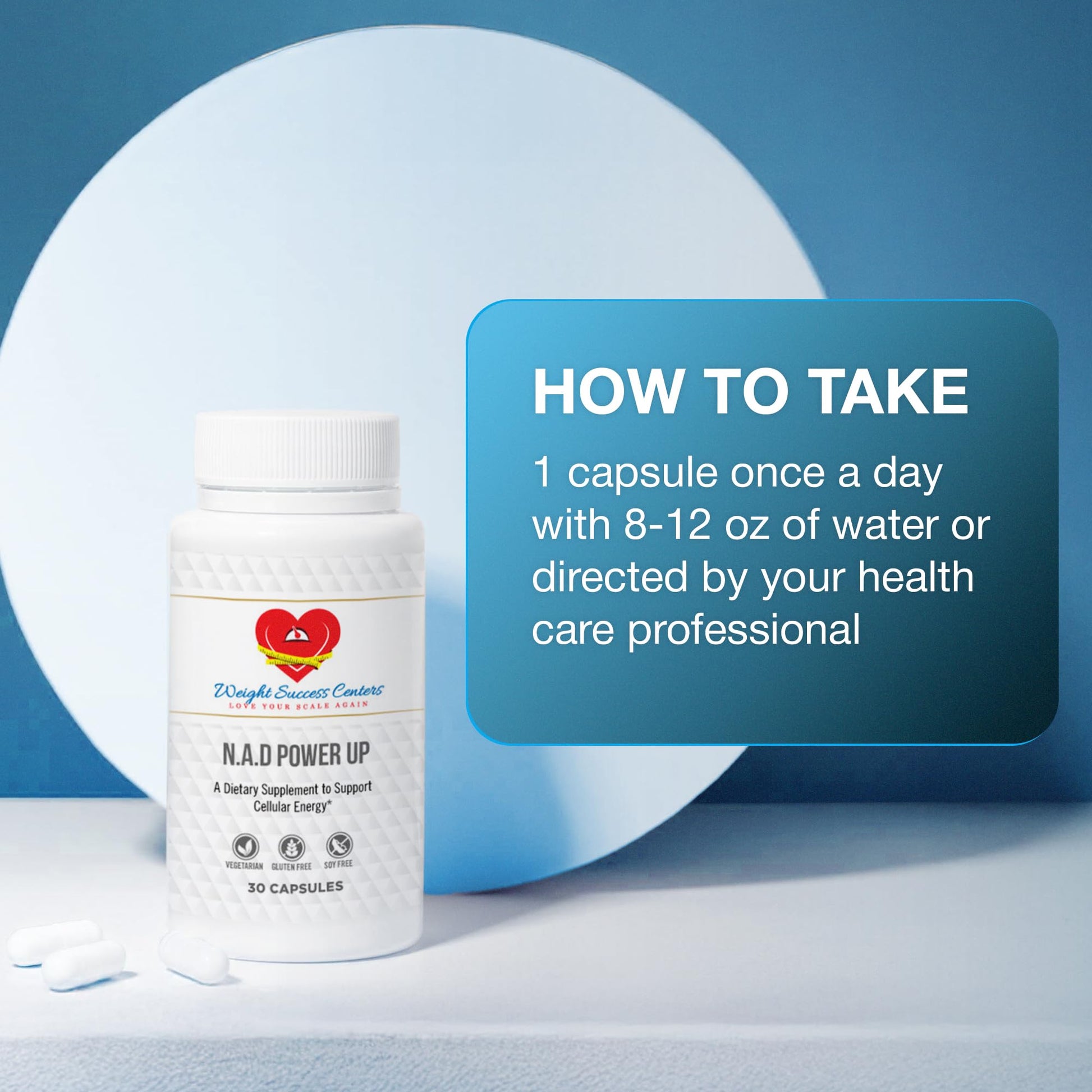 Weight Success Centers NAD+ Power Up Liposomal NAD+ Supplement – High Potency for Cellular Energy & Healthy Aging – Vegan, Gluten-Free, Non-GMO – for Men & Women – 30-Day Supply Weight Success Centers uk supplements