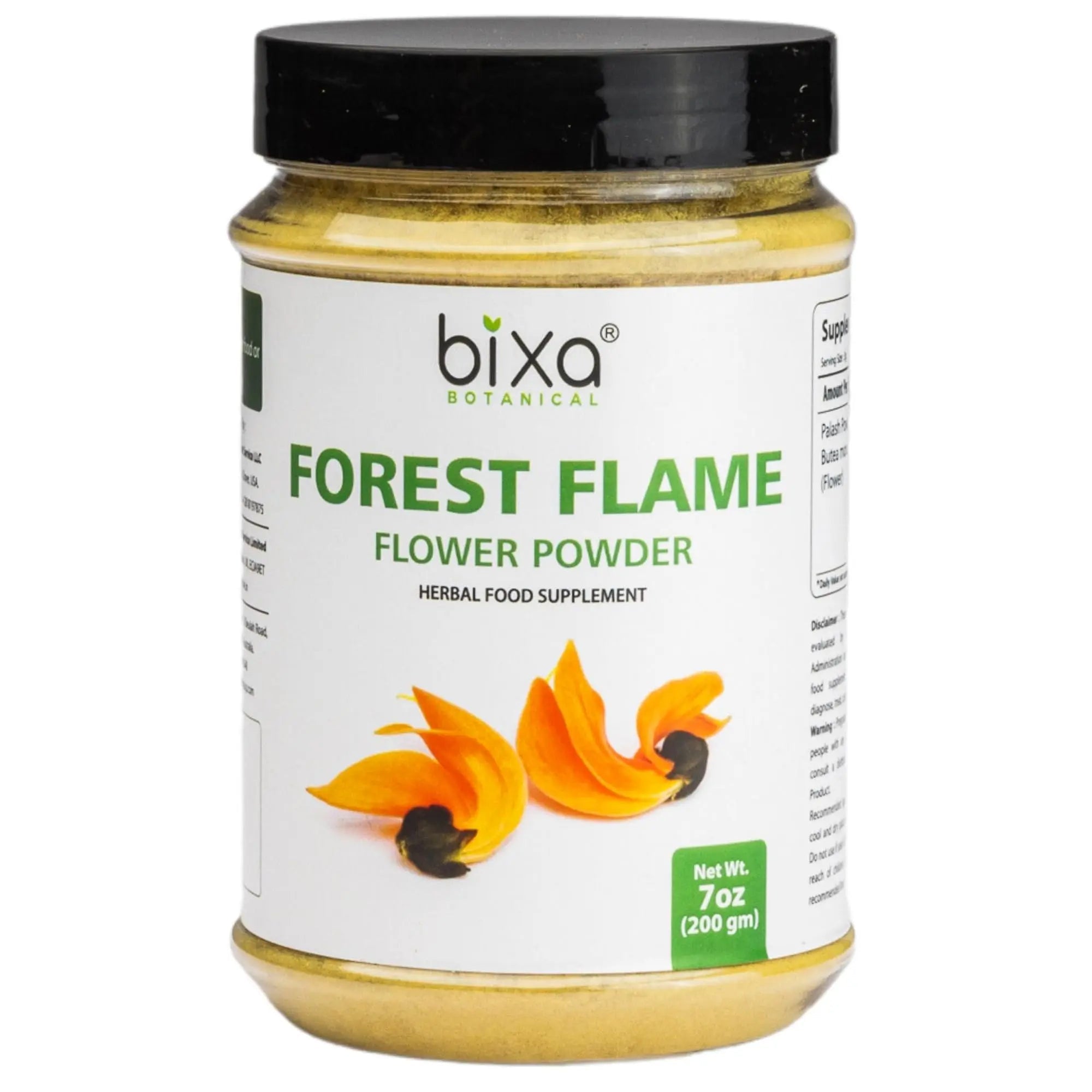 bixa BOTANICAL Forest Flame Tree Powder (Palash/Butea Monosperma), Herbal Natural Supplement for Men and Women | 7 Oz (200g) bixa BOTANICAL uk supplements