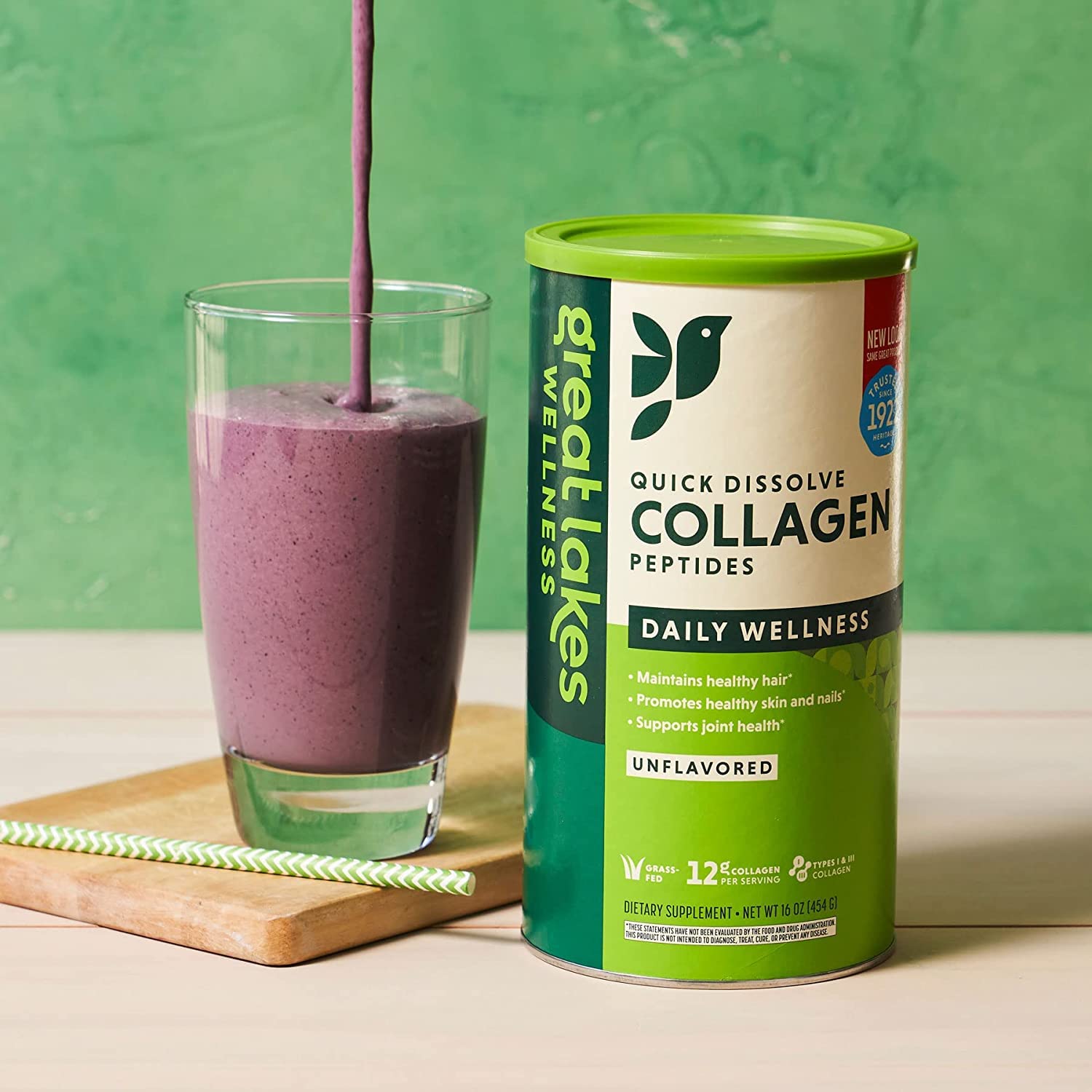 Great Lakes Gelatin Collagen Hydrolysate 454g (UK/EU Compliant can) (3) Great Lakes Gelatin uk supplements