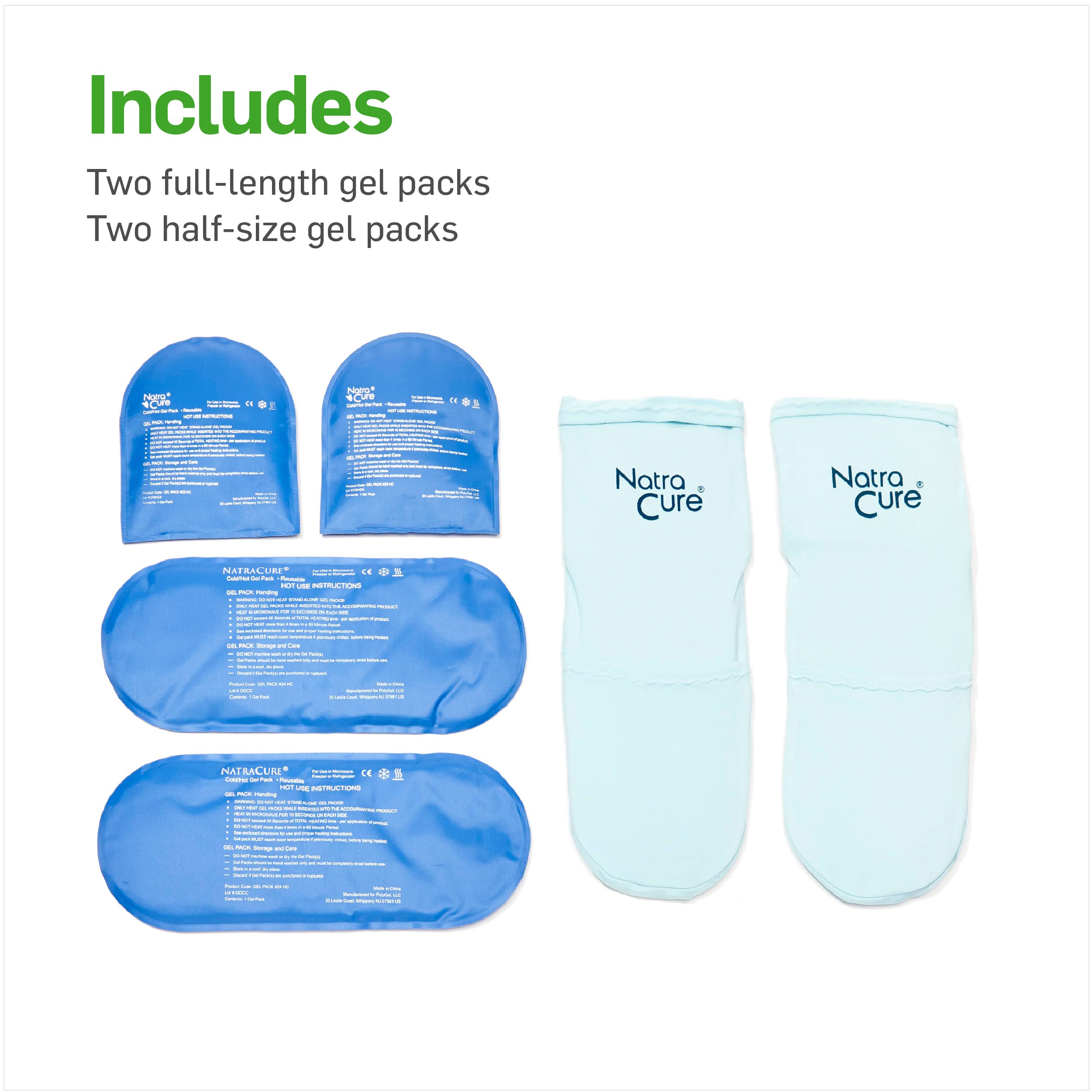 NatraCure Cold Therapy Socks - Reusable Gel Ice Frozen Slippers for Feet NatraCure uk supplements