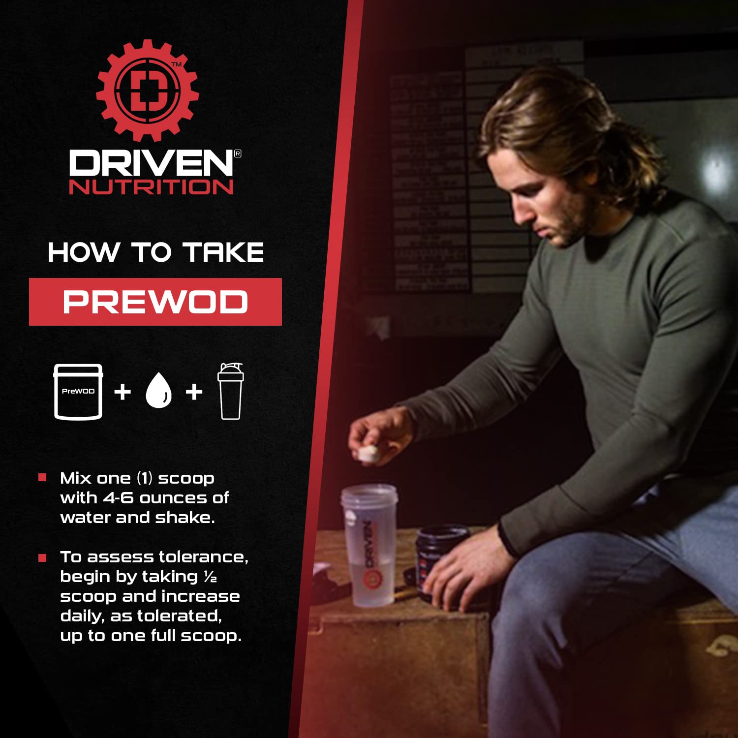 Driven PREWOD Energy Matrix, 50 Servings - Pre-Workout Supplement with Caffeine Driven Nutrition uk supplements