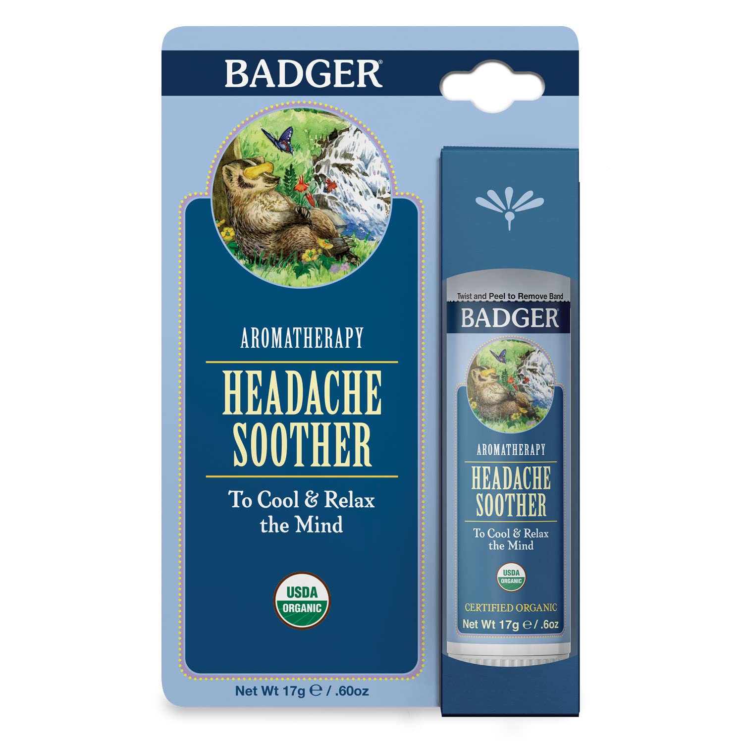 Badger Headache Soother - .6 oz Stick Badger uk supplements