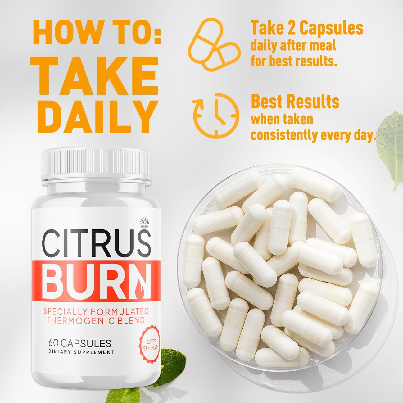 (2 Pack) Citrus Burn Capsules, Official CitrusBurn Pills with All Natural Ingredients, Advanced Citrus Burn for Optimal Health & Wellness Support with Premium Vitamins for Women & Men (120 Capsules) MJO uk supplements