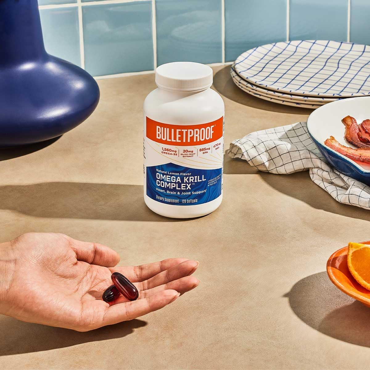 Bulletproof Omega Krill Complex, 120 sg Bulletproof uk supplements
