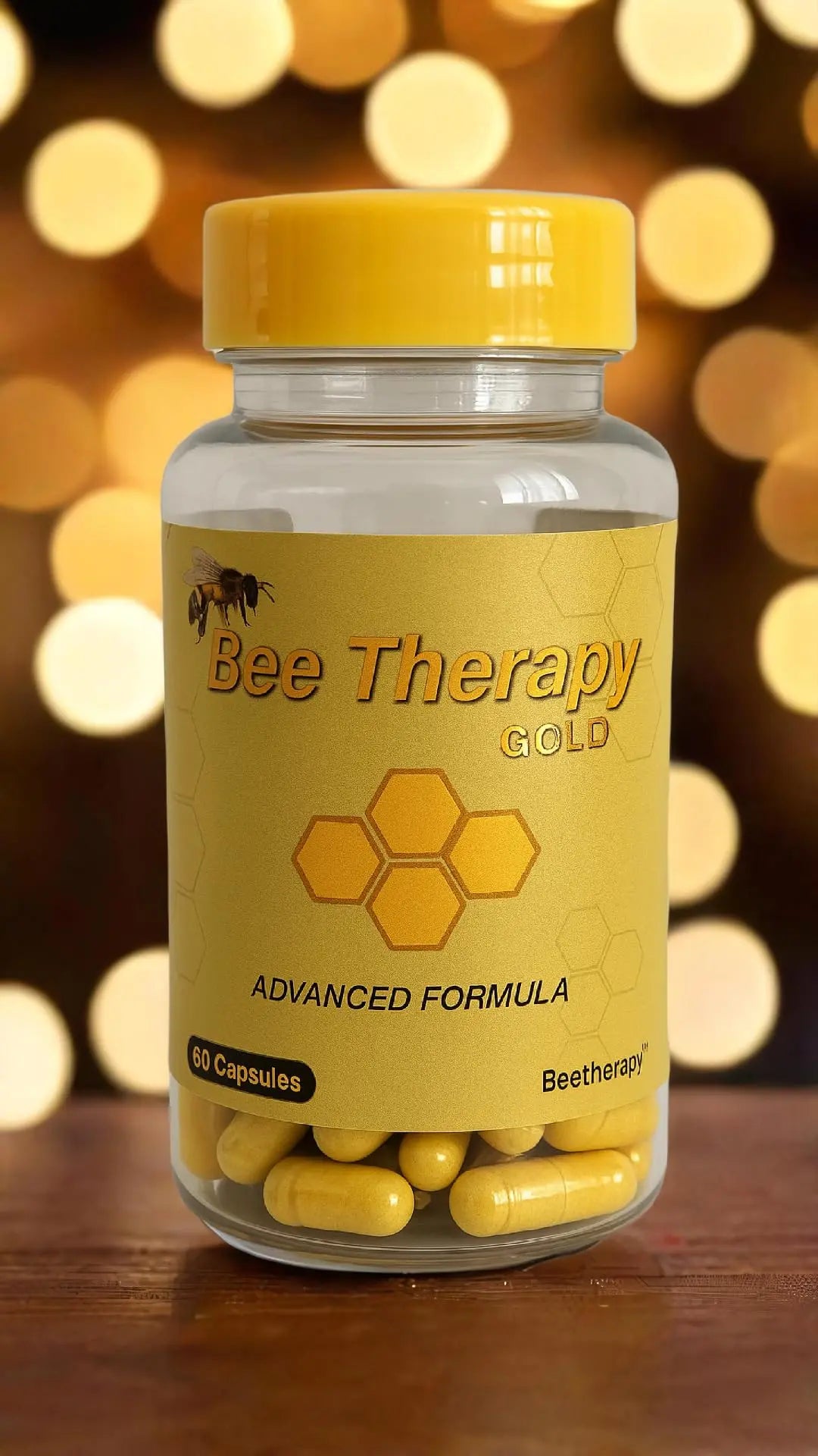 Natural Supplement - Bee Therapy Gold Venom Apitoxin Manuka Honey - Supports Inflammation & Mobility - Neck and Backache - Supports Joints & Muscles- Sprains, Bruises and Strains - Pack 1 60 Capsules Aus Healthcare uk supplements