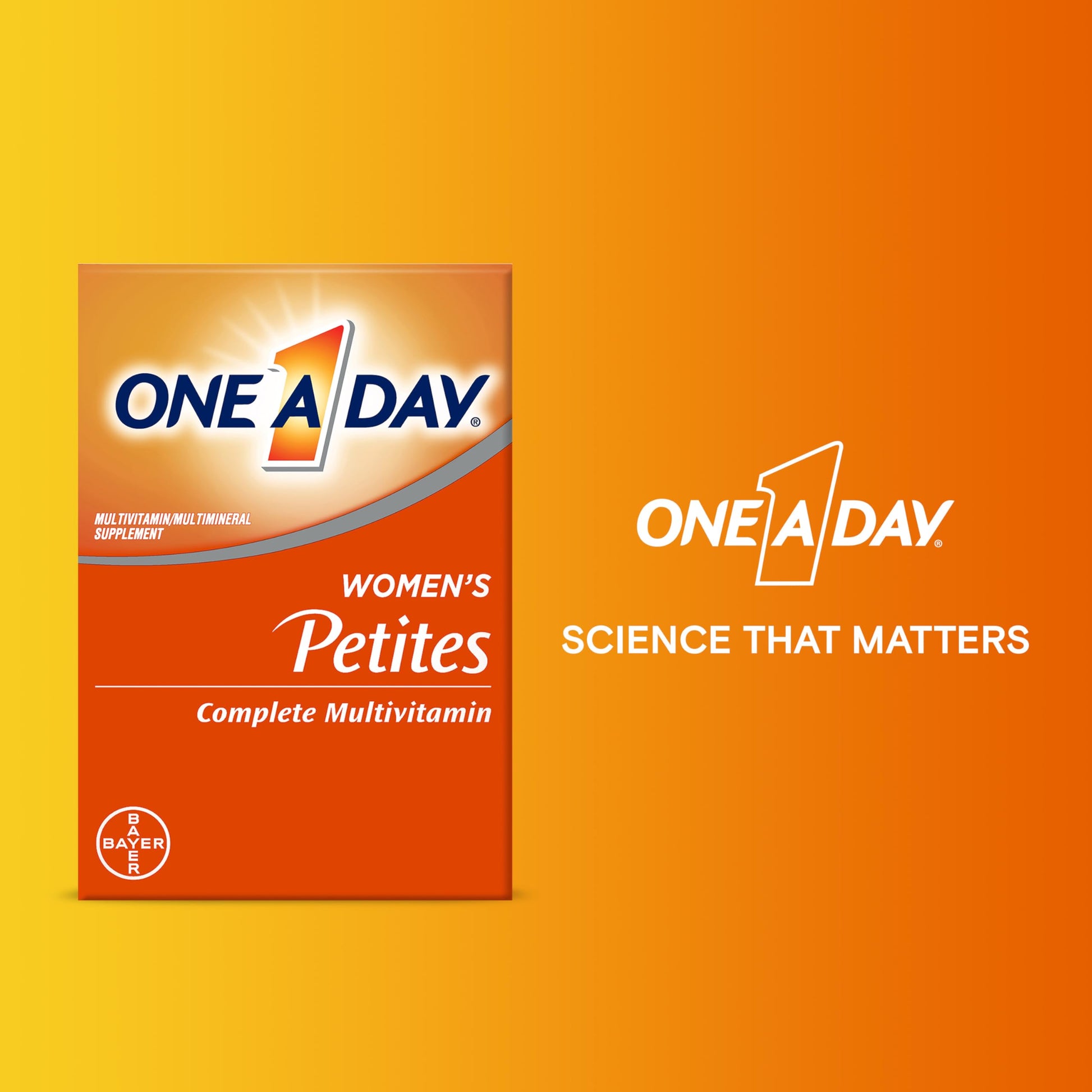 One A Day Women’s Petites Multivitamin,Supplement with Vitamin A, C, D, E and Zinc for Immune Health Support, B Vitamins, Biotin, Folate (as folic acid) ONE A DAY uk supplements