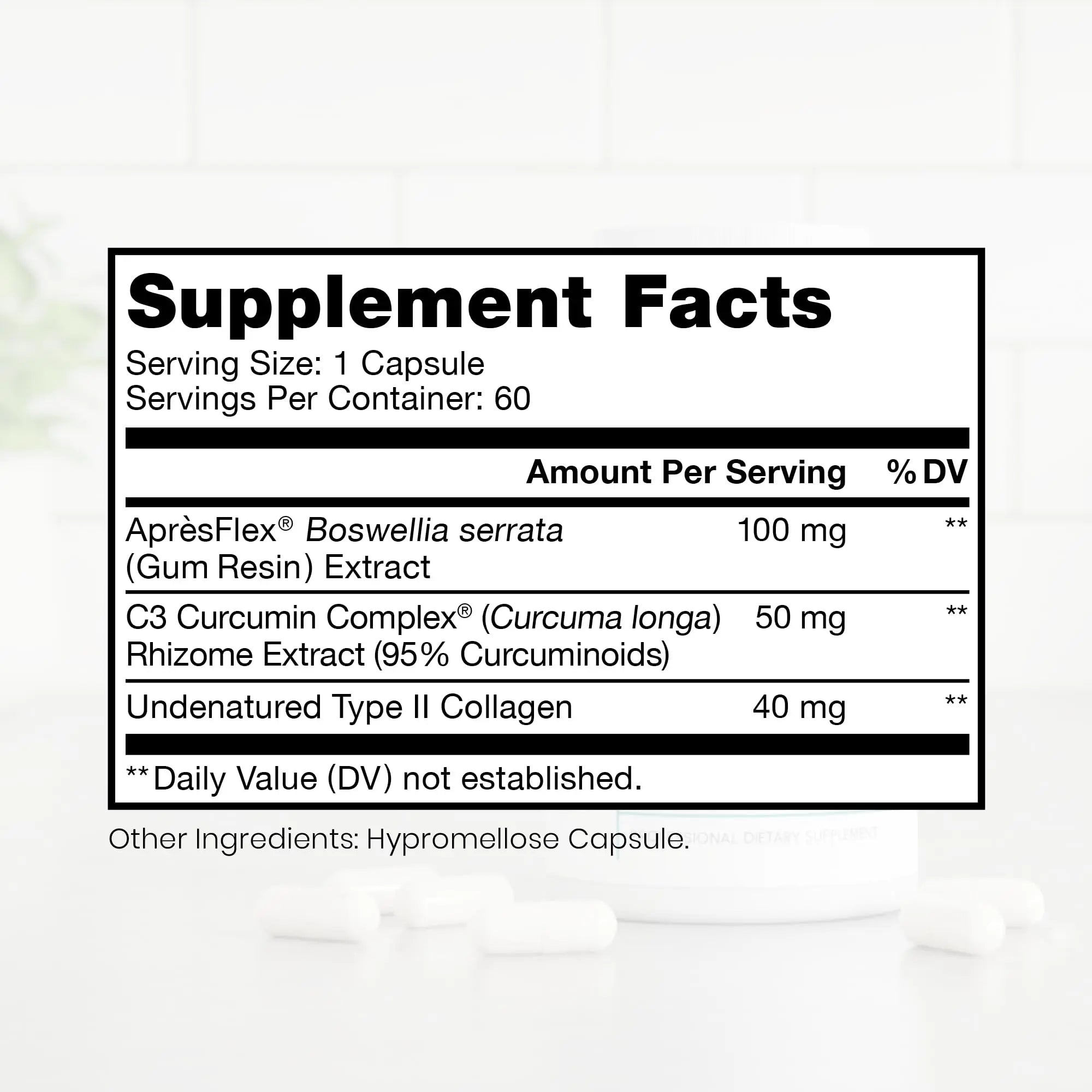 Pure Therapro Rx Boswellia, Curcumin, & Type II Collagen Joint Health Supplement | Made in the USA | Joint Care 60 Capsules, 2-Month Supply Pure Therapro Rx uk supplements