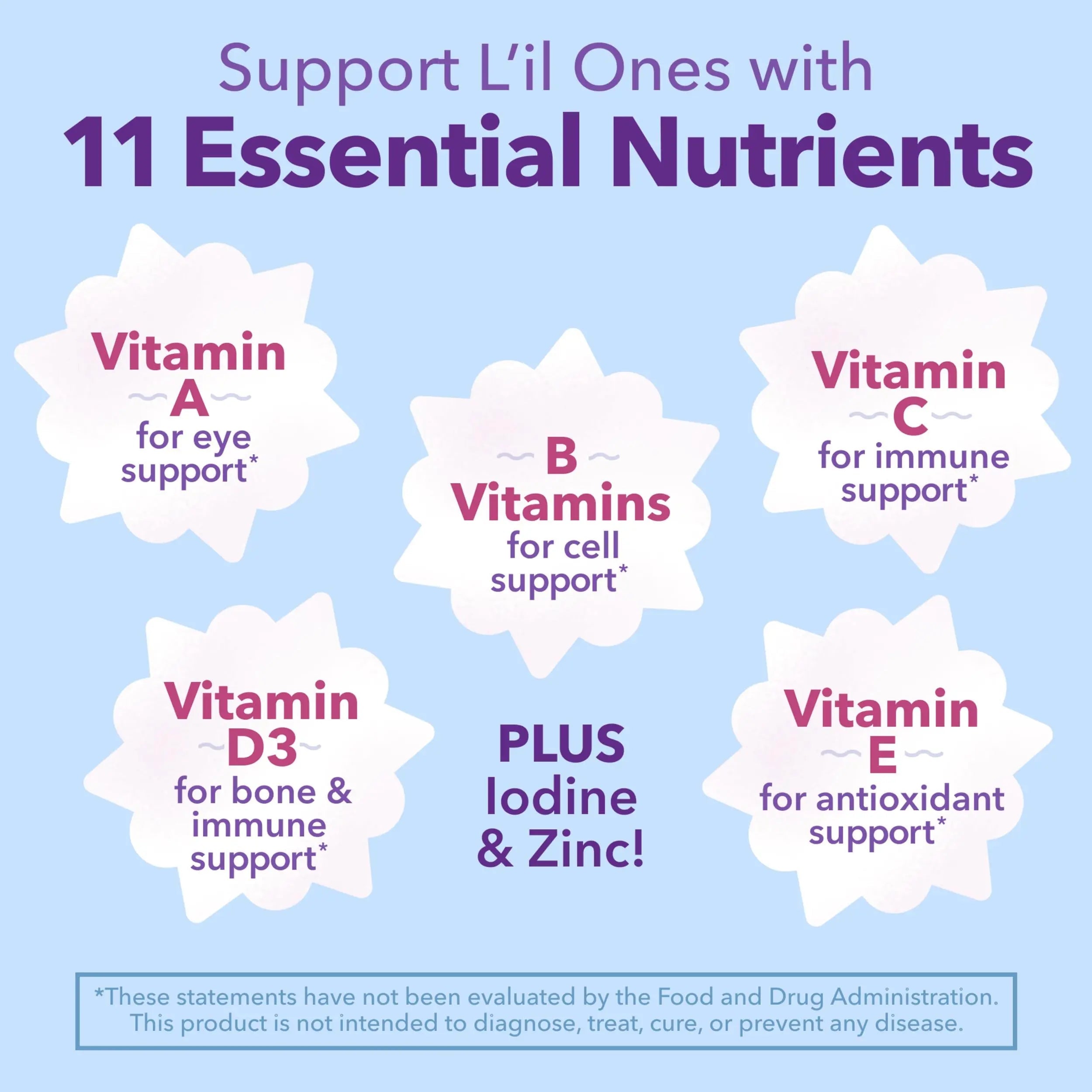 L'il Critters Frozen Daily Kids Multivitamin Gummies Assorted Berry Flavors for Ages 2+ Toddlers and Kids, Disney Multivitamin Gummies Lil Critters uk supplements