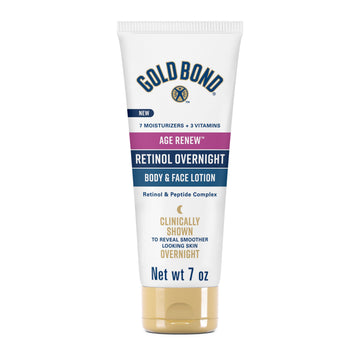 Gold Bond Age Renew Retinol Overnight Body & Face Lotion, With Retinol Gold Bond uk supplements