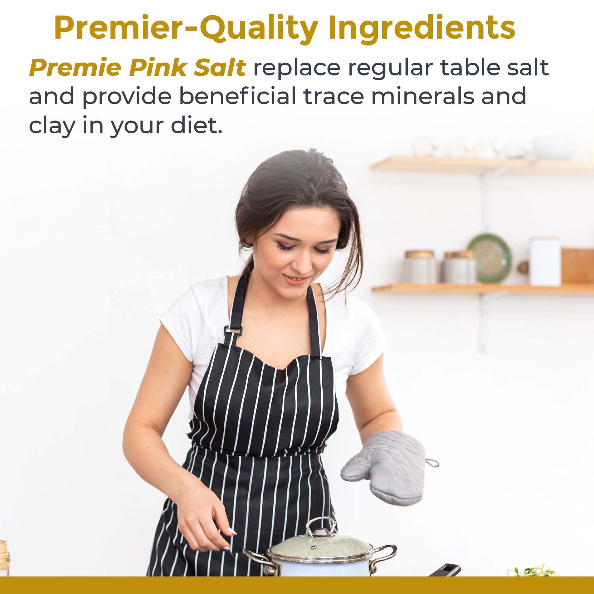 Premier Research Labs Pink Salt - Our Pink Sea Salt is a Hawaiian Red Alaea Sea Salt and Australian Salt Blend for Cooking, Baking with Minerals and Rich Taste - 12 oz Premier Research Labs uk supplements