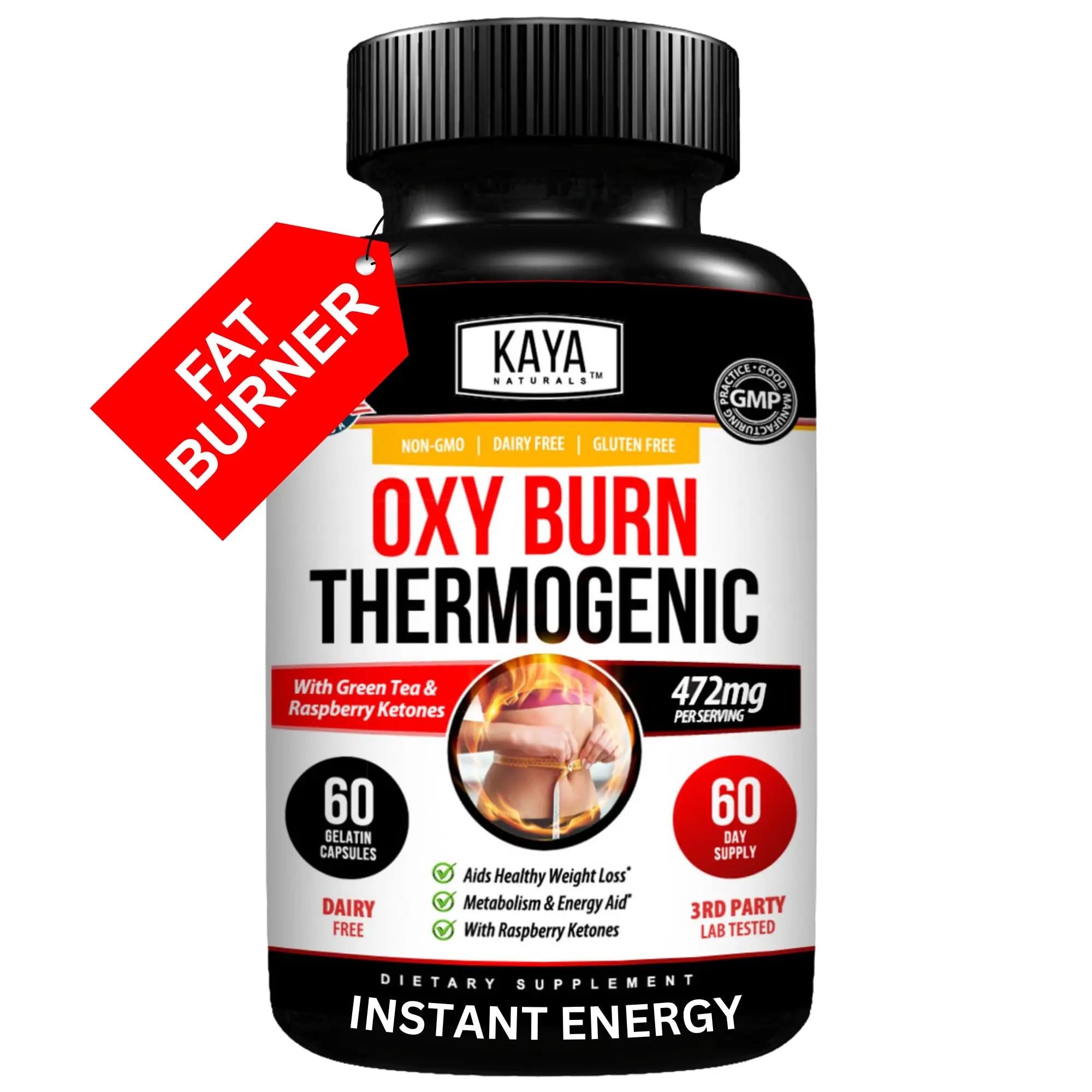 Kaya Naturals Supreme Fat Burner - Weight Loss Pills Women & Men - Appetite Suppressant Supplement - Powerful Thermogenic Diet Pills Kaya Naturals uk supplements