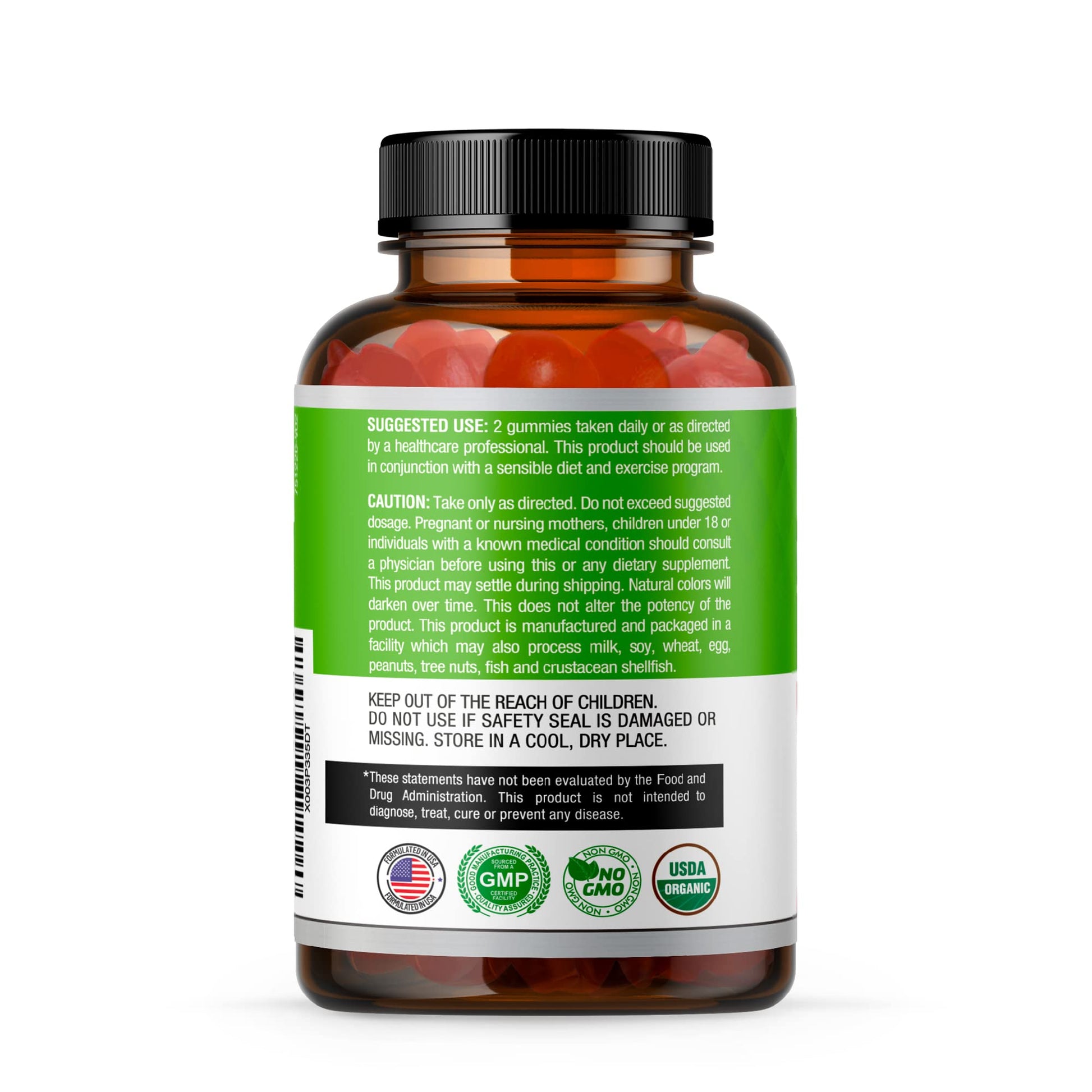 USDA Organic Apple Cider Vinegar Gummies with The Mother. AVC Keto Gummy Vitamins Simple Organica uk supplements