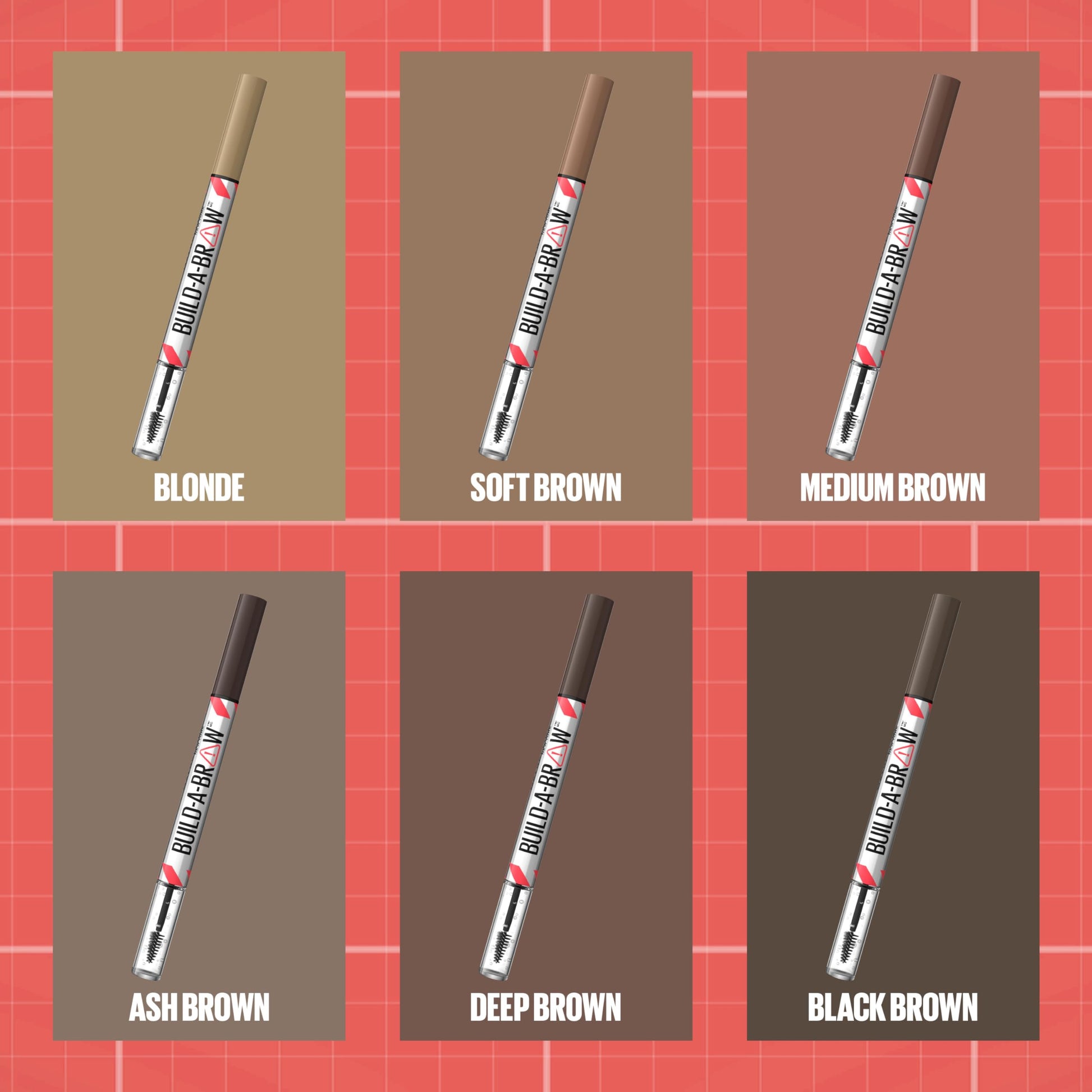 Maybelline Build-A-Brow 2-in-1 Brow Pen and Sealing Eyebrow Gel, Eyebrow Makeup for Real-Looking, Fuller Brows, Black Brown, 1 Count MAYBELLINE uk supplements