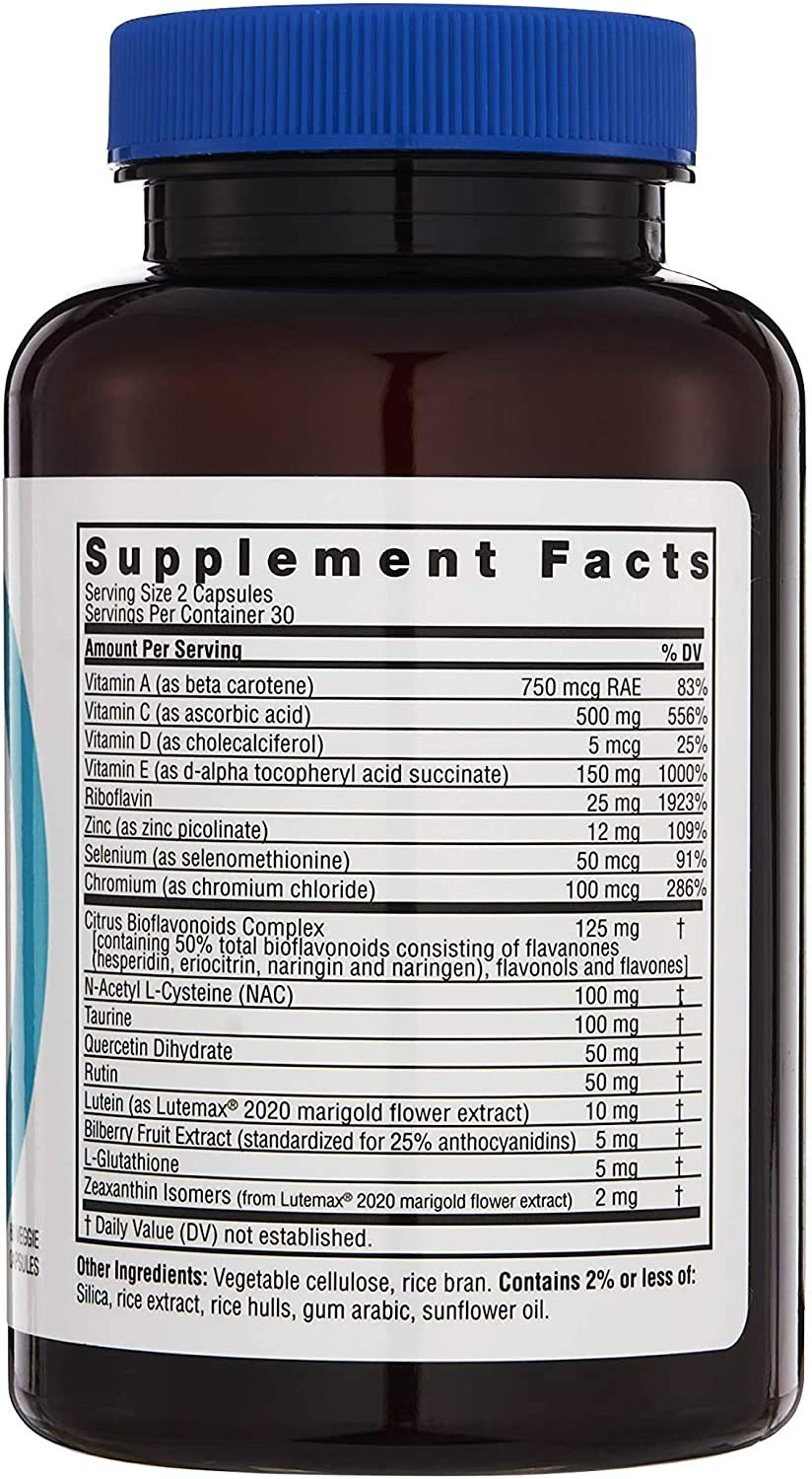 Twinlab Ocuguard Plus - Eye Supplement with Zinc, Vitamin A, C & D - 60 Veggie Capsules Twinlab uk supplements