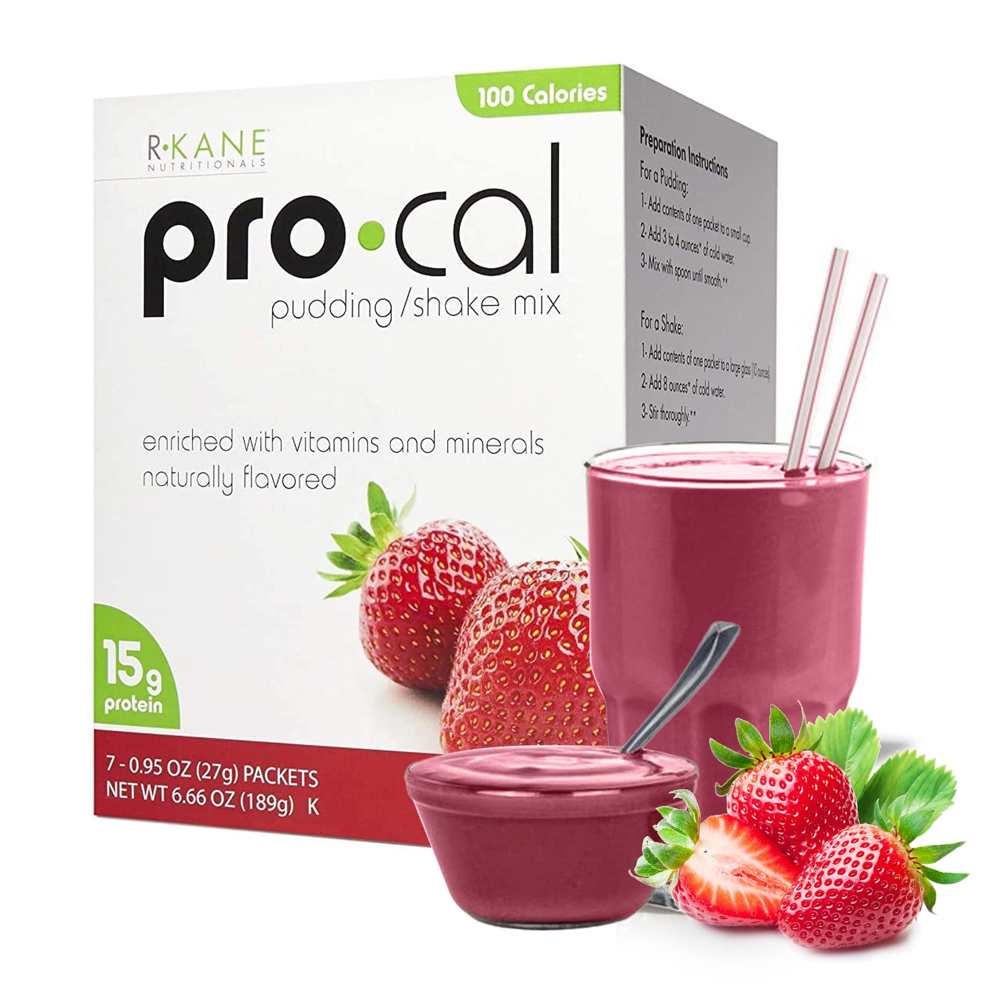 R-Kane Nutritionals Pro-Cal Pudding/Shake Mix, Low Calorie Protein Shake Powder R-Kane Nutritionals uk supplements