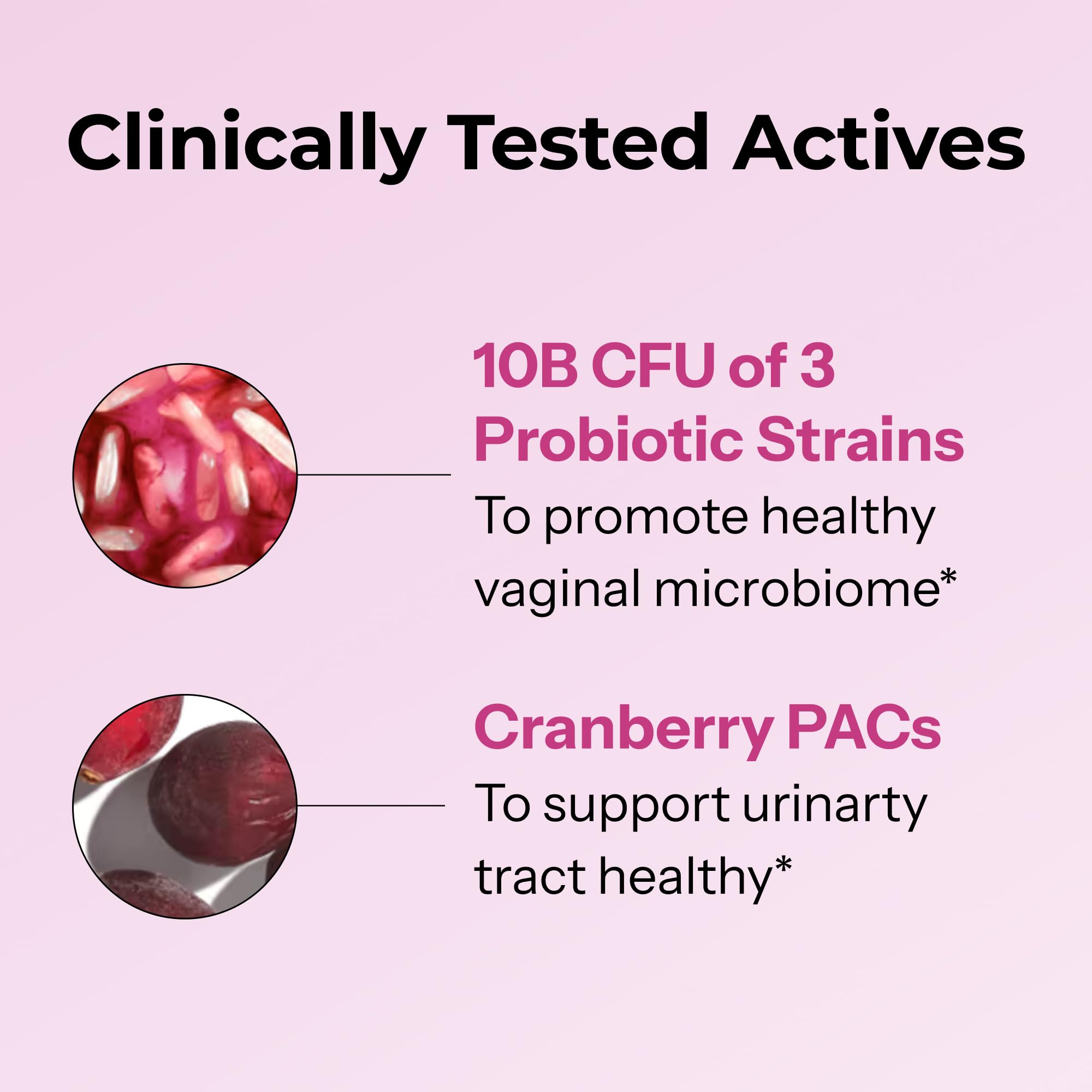 HUM Private Party Vaginal Probiotics for Women, pH Balance and Urinary Tract Support Vaginal Probiotic Supplement with Cranberry & Lactobacillus Blend, Women's Health Cranberry Pills, 30 Capsules HUM uk supplements