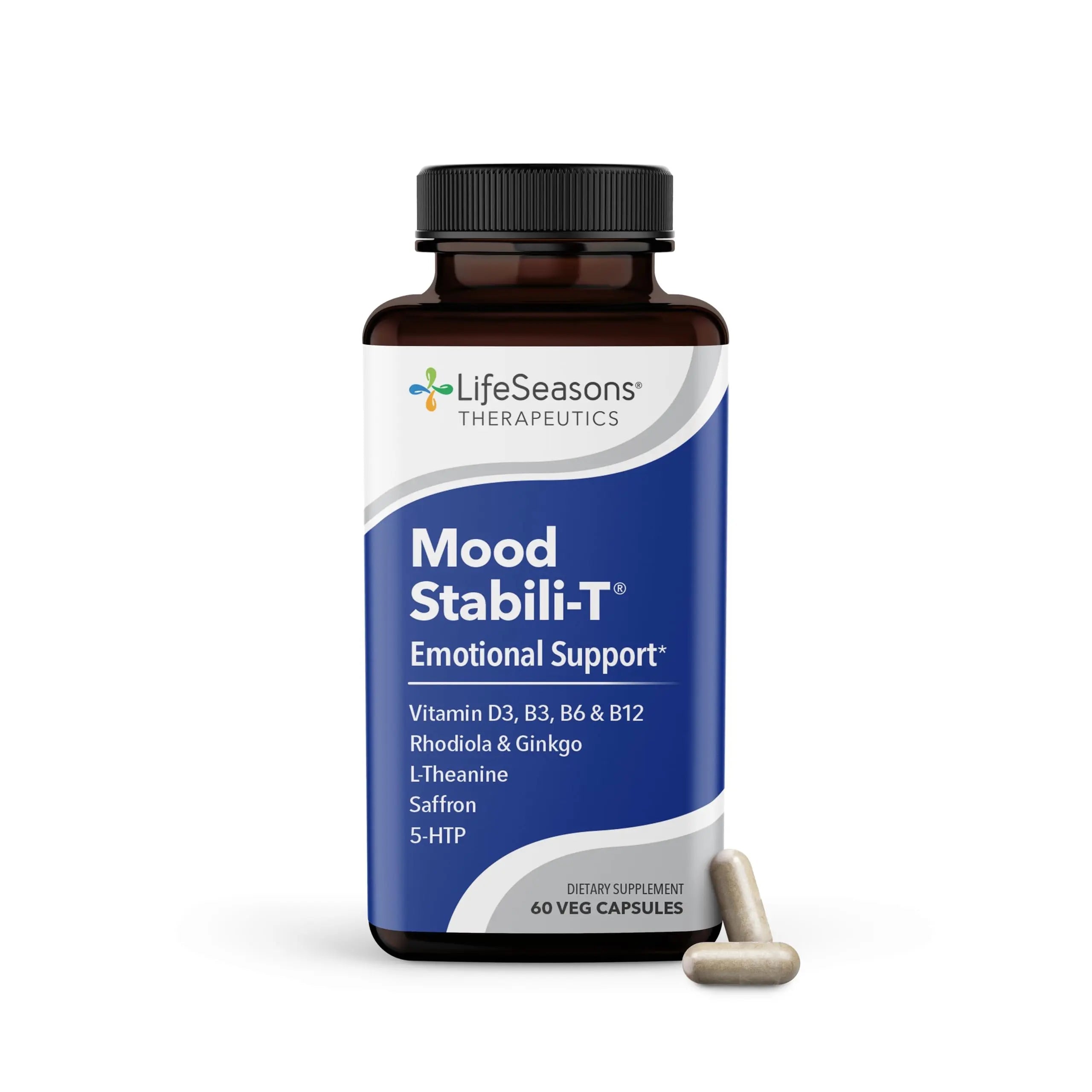 LifeSeasons - Mood Stabili-T - Positive Mood Booster - Enhanced Calmness and Happiness - Relaxed and Balanced Mind LifeSeasons uk supplements