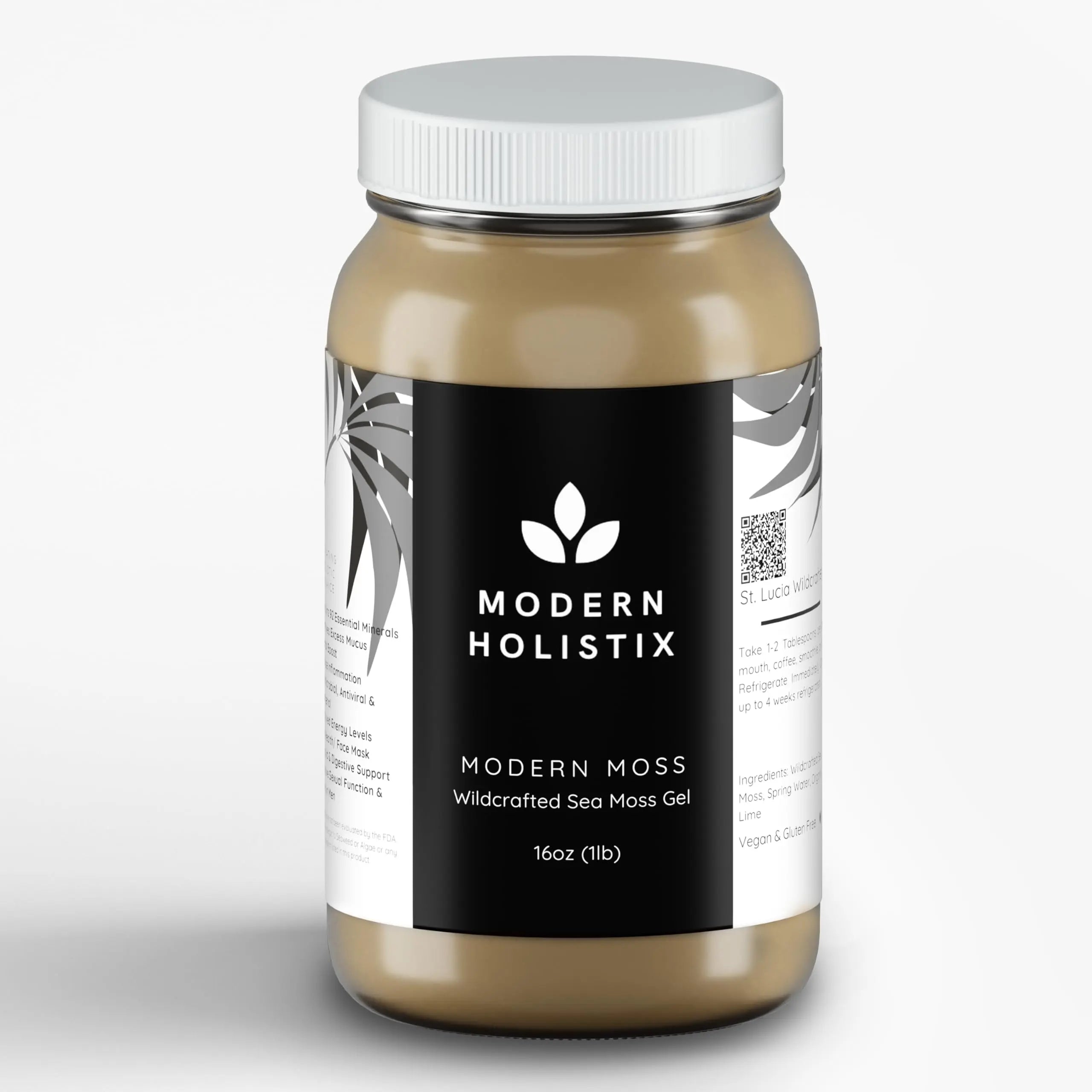 Modern Holistix Original Sea Moss Gel – 32oz Jar | Wildcrafted | All-Natural Superfood for Immunity, Energy & Gut Health Modern Holistix uk supplements