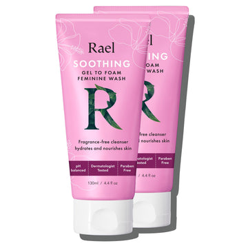 Rael Feminine Wash, Soothing Gel to Foam Wash - pH Balance Feminine Wash for Women, Intimate Wash Rael uk supplements