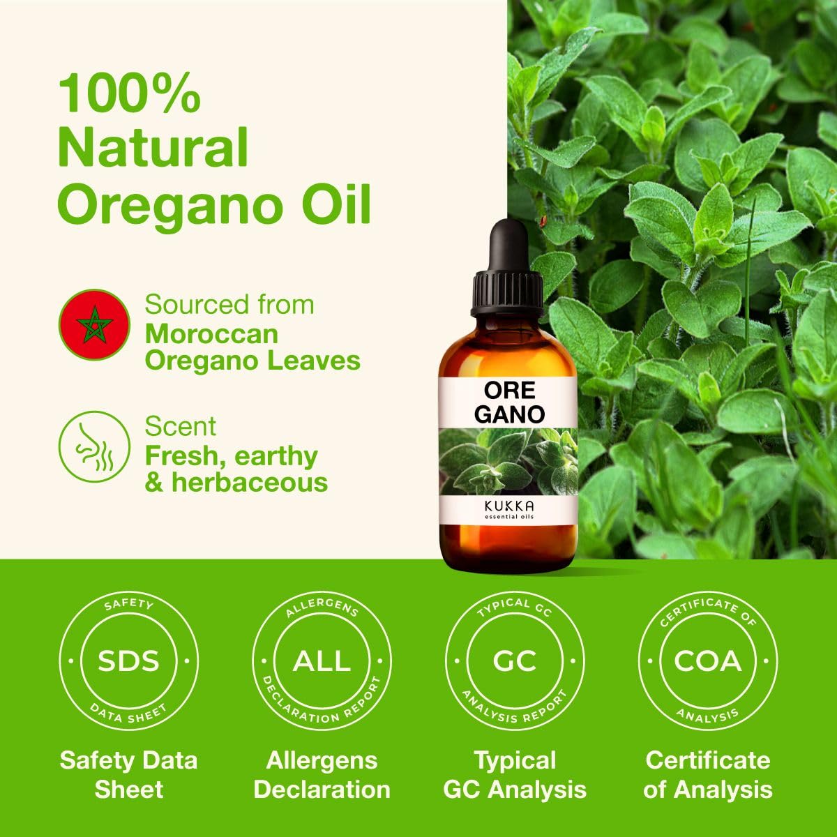 KUKKA Oregano Oils - Natural Oils (4 fl oz) KUKKA essential oils uk supplements