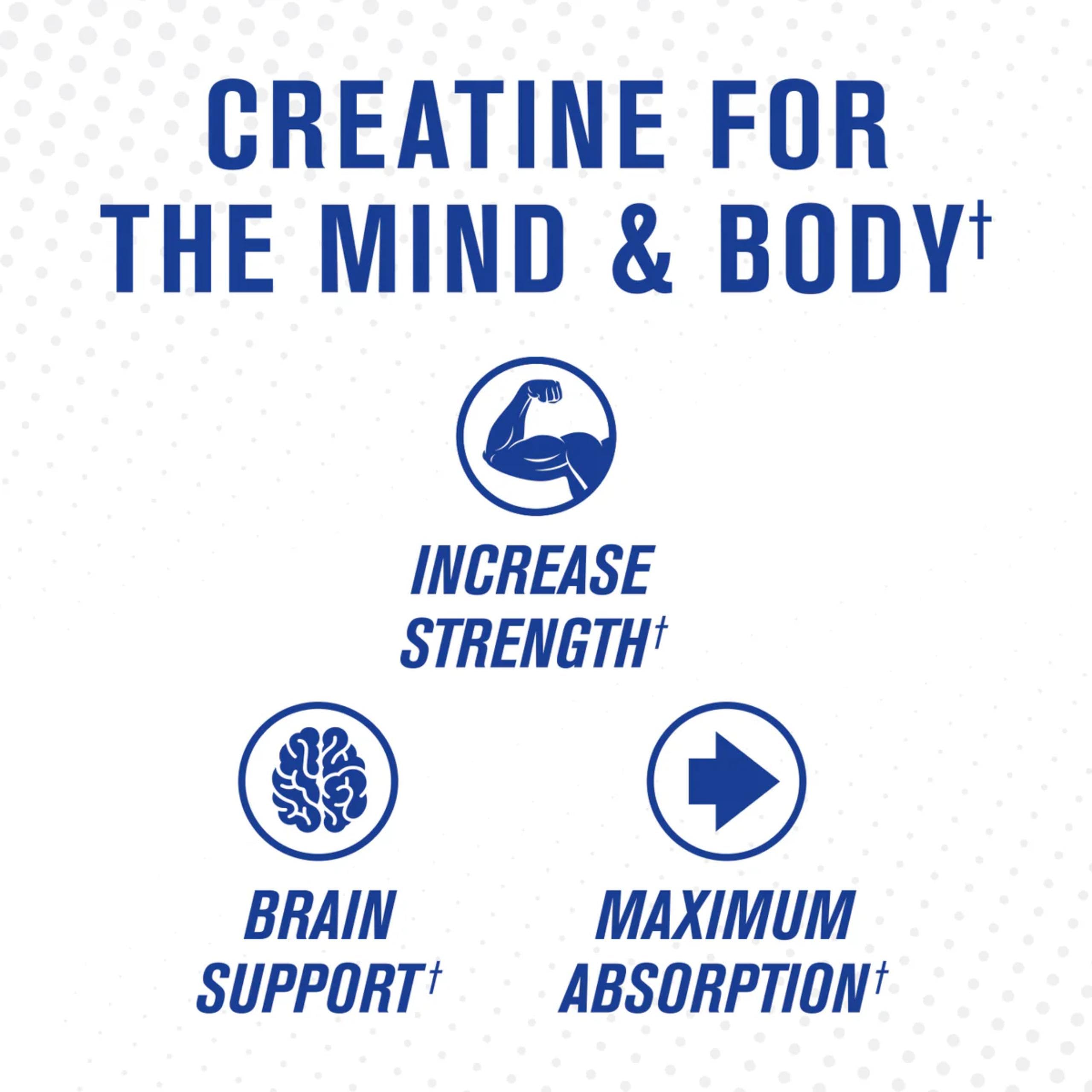 GAT SPORT Pro Creatine Capsules, Strengh, Wellness, Brain Health, Enhanced Absorption, 5 Grams, 150 Veggie Capsules GAT SPORT uk supplements