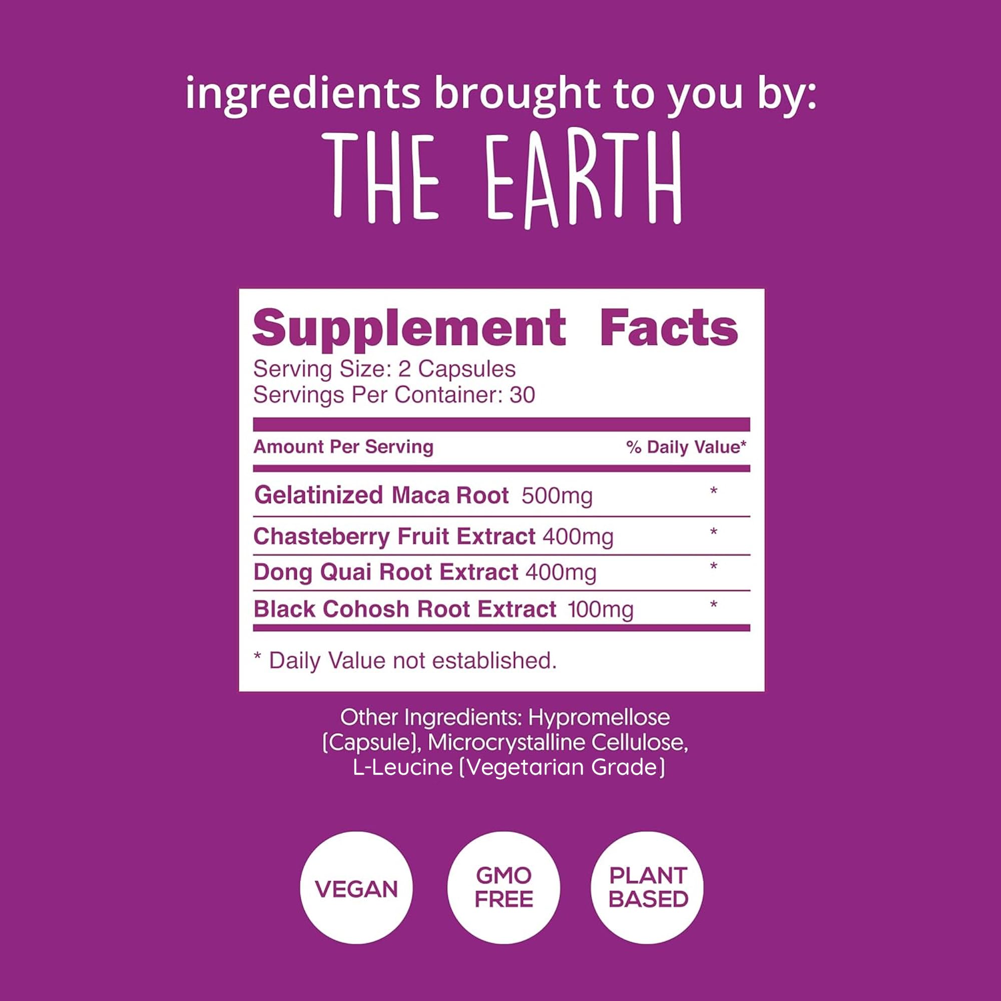 Hormone Balance for Women – PMS Support Supplement, Menopause & Perimenopause | Bloating Relief, Menstrual Cramp, Mood, PMDD | Chasteberry Supplements, Black Cohosh, Dong Quai | Vegan, Non-GMO, 60 Ct Happy Healthy Hippie uk supplements