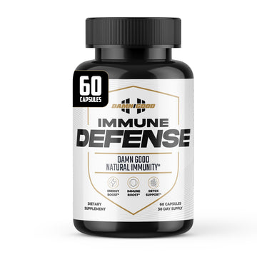 DAMN GOOD The Hodge Twins Immune Defense Supplement (60 Capsules) – Sea Moss Blend Capsules for Everyday Balance, Digestive Support, and Whole-Body Wellness with Vitamins, Minerals, and Botanicals DAMN GOOD uk supplements