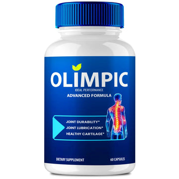 Olimpic Capsules, Advanced Joint Support Supplement Pills for Mobility and Comfort - Maximum Strength, Official Olim Pic Joint Support All Natural Formula, Premium Olim-Pic Reviews (60 Capsules) IDEAL PERFORMANCE uk supplements