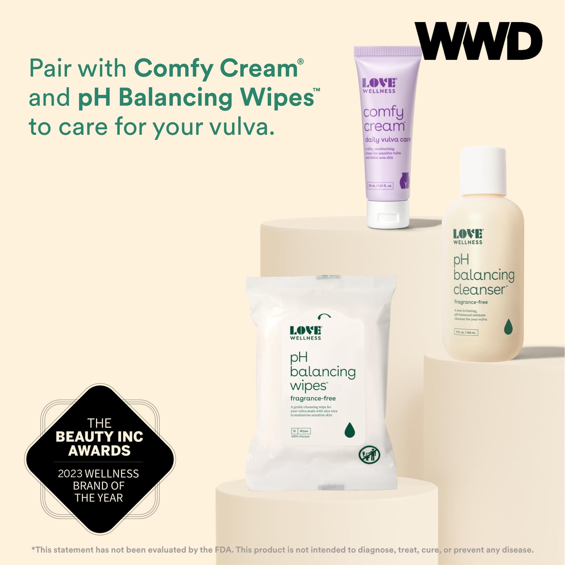 Love Wellness Feminine Wash for Women, pH Balancing Cleanser | Fragrance-Free | Vaginal Soap Love Wellness uk supplements