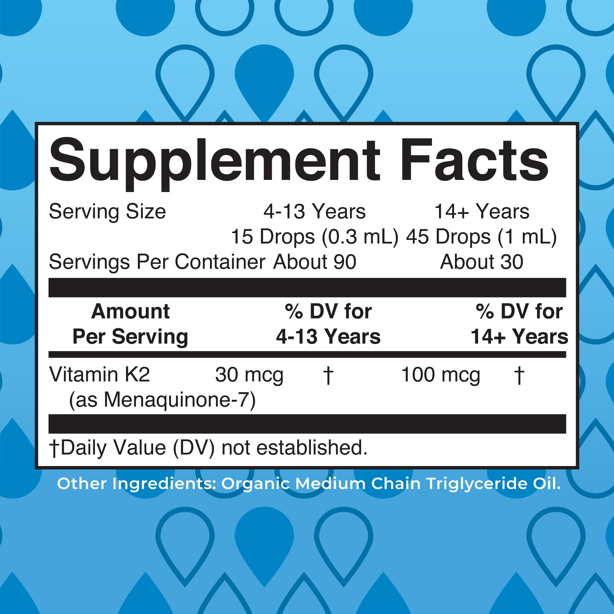 MaryRuth’s USDA Organic Vitamin K2 MK7 Liquid Drops for Adults & Kids | Sourced from Natto | Menaquinone- 7 | Vegan K2 Vitamin for Bone Health & Calcium Absorption | 1oz | Up to 90 Servings MARYRUTH'S uk supplements