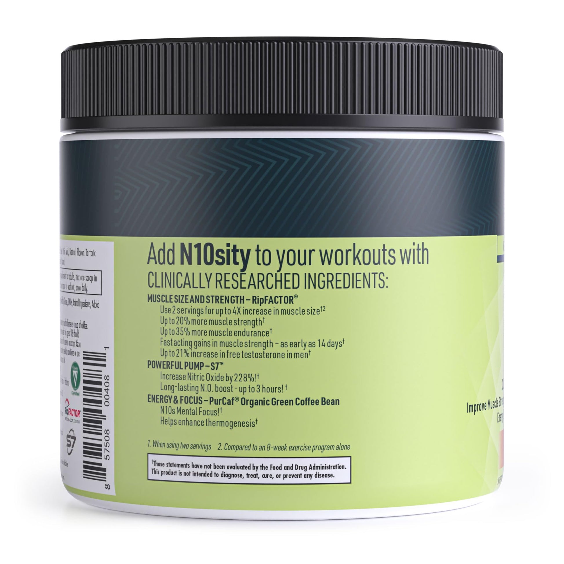 CLEAN MACHINE N10s - Plant Based Vegan Preworkout Powder - 3 Clinically Tested CLEAN MACHINE uk supplements