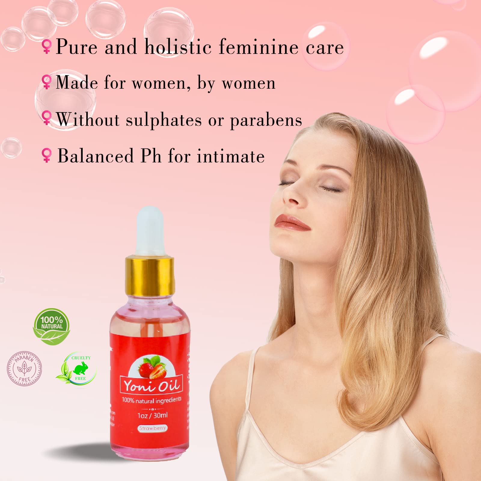 Vickoneer Yoni Wash for Women & Yoni Essential Oil, Intimate Feminine Wash Yoni Care Vickoneer uk supplements