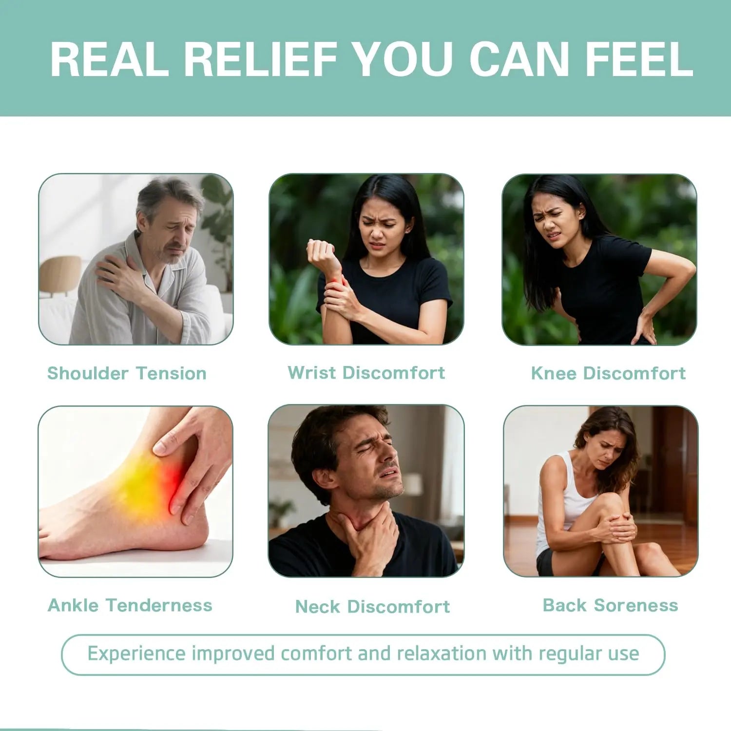 HANGWON Total Relief Magnesium Soothing Cream Advanced nerve Comfort with Arnica, Menthol, MSM,Fast-Absorbing for Relief Joint, Feet, Hands, Legs, Muscles, and Waist, Natural Ingredient -4floz/114g HANGWON uk supplements