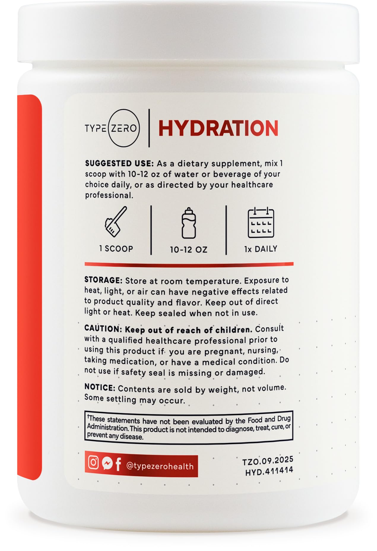 Type Zero Clean Electrolytes Hydration Powder Drink Mix + 14 Essential Vitamins & Minerals - Sugar Free, Zero Artificial Ingredients - Fruit Punch, 50 Servings Type Zero uk supplements
