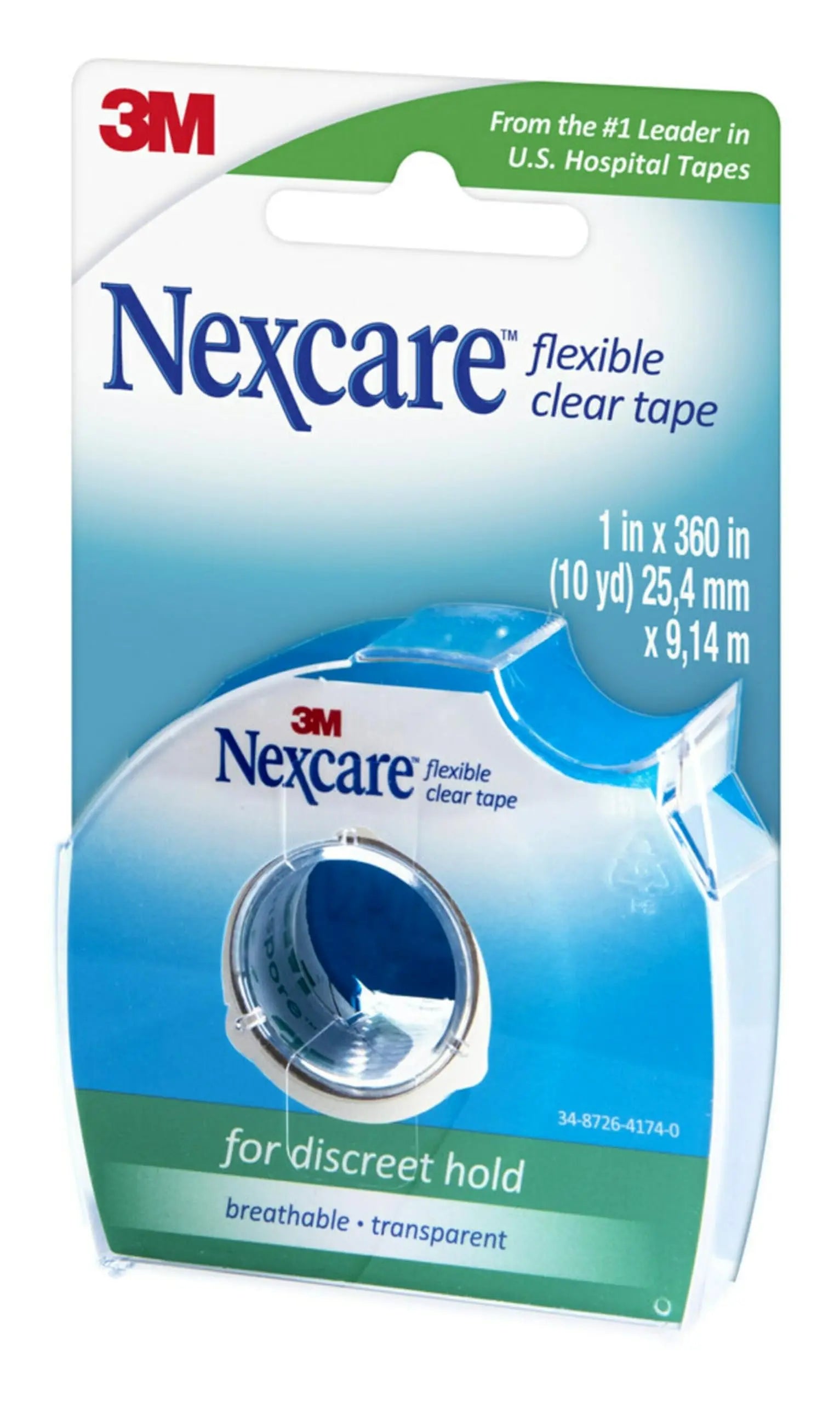 GoodSense Extra Strength 500mg Acetaminophen Caplets 50 Count & Nexcare Flexible Clear 1 Inch x 10 Yard Waterproof Transparent Tape 1 Roll GoodSense uk supplements