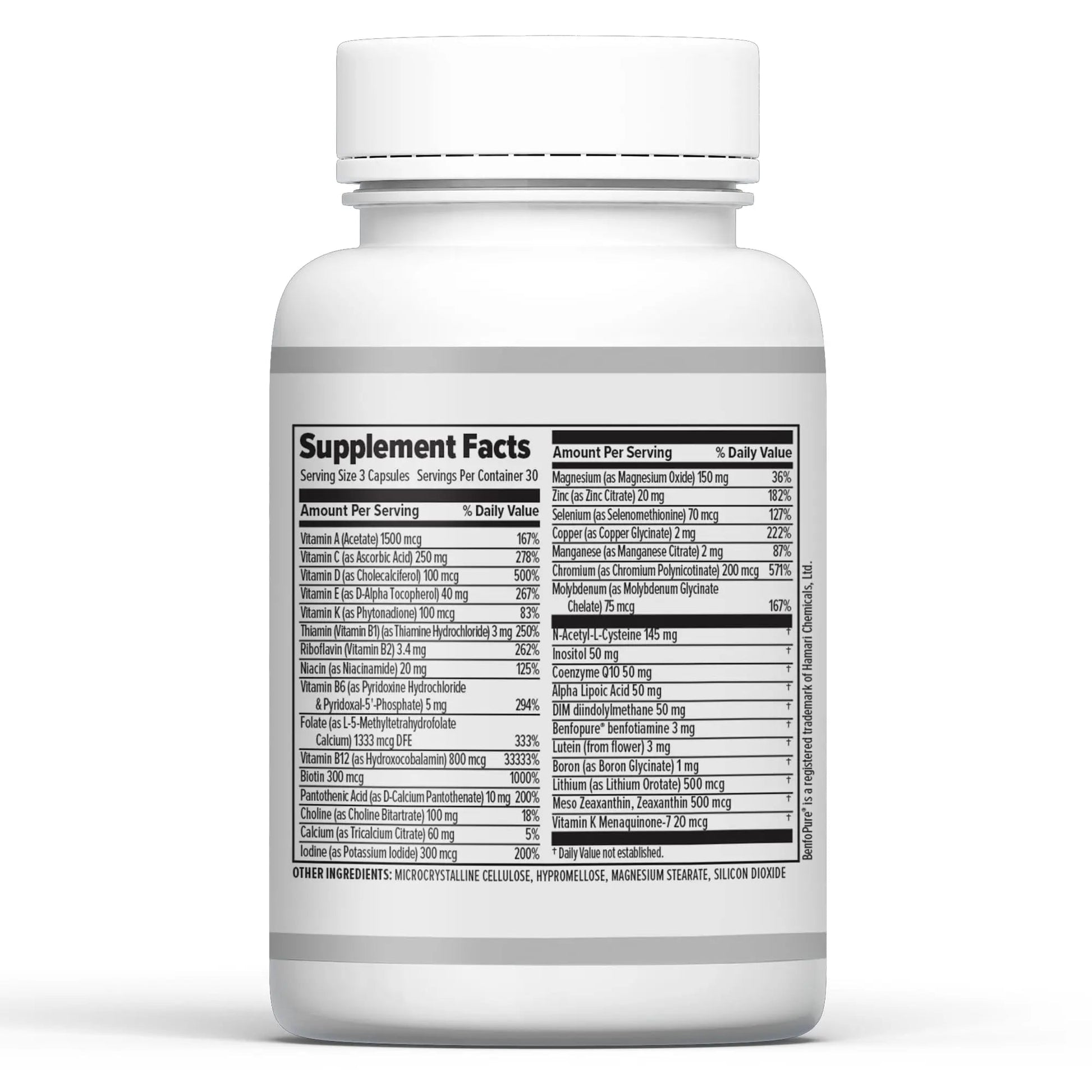 10X Health Optimize Multivitamin for Men - 90 Capsules, Methylated Multivitamin 34 in 1 Formula with 800 mcg of Vitamin B12, 5-MTHF, NAC - Methyl B Complex 10X Health System uk supplements