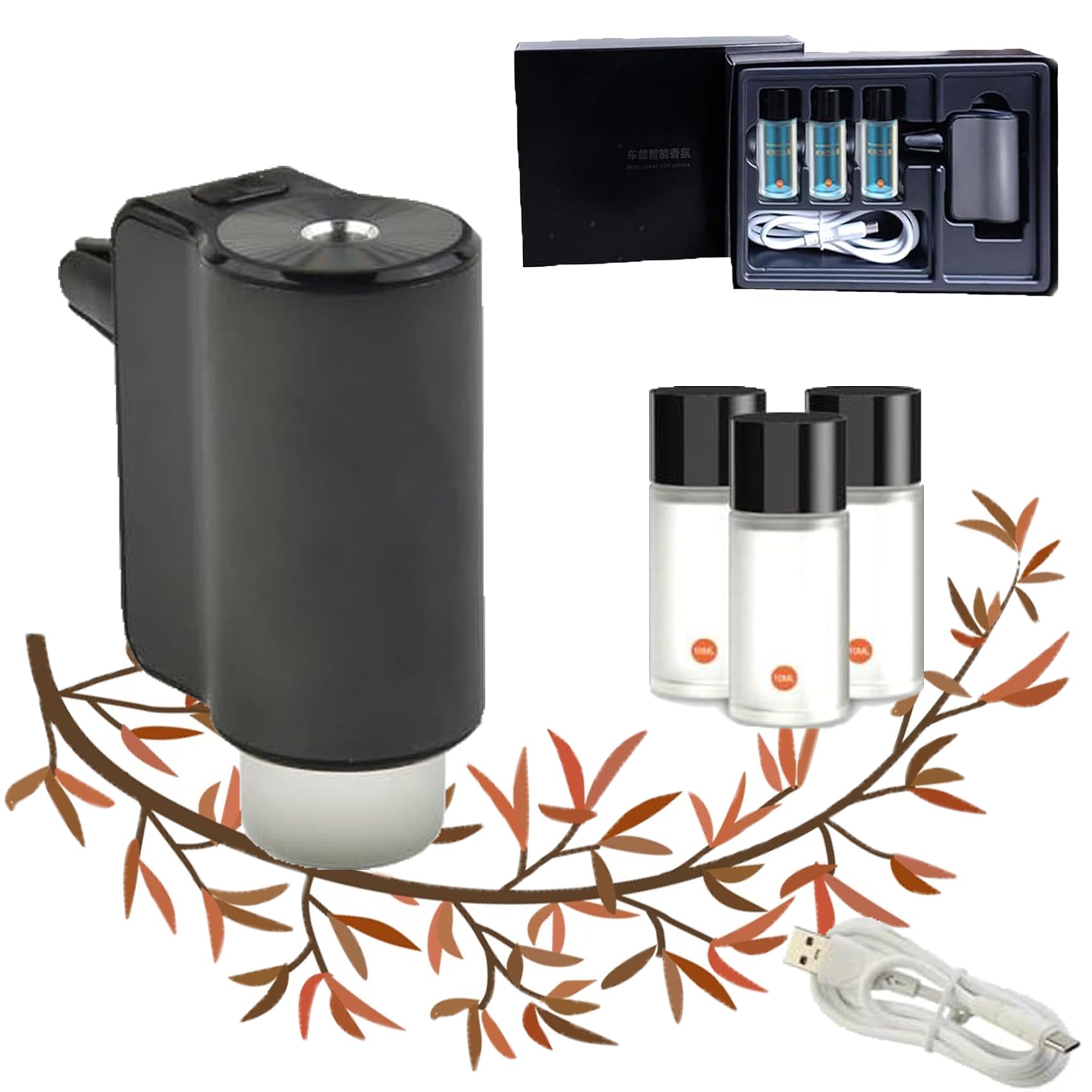 Intelligent Car Aroma,Intelligent Car Aroma Channel Car Air Freshener,Smart Car Air QYASETN uk supplements