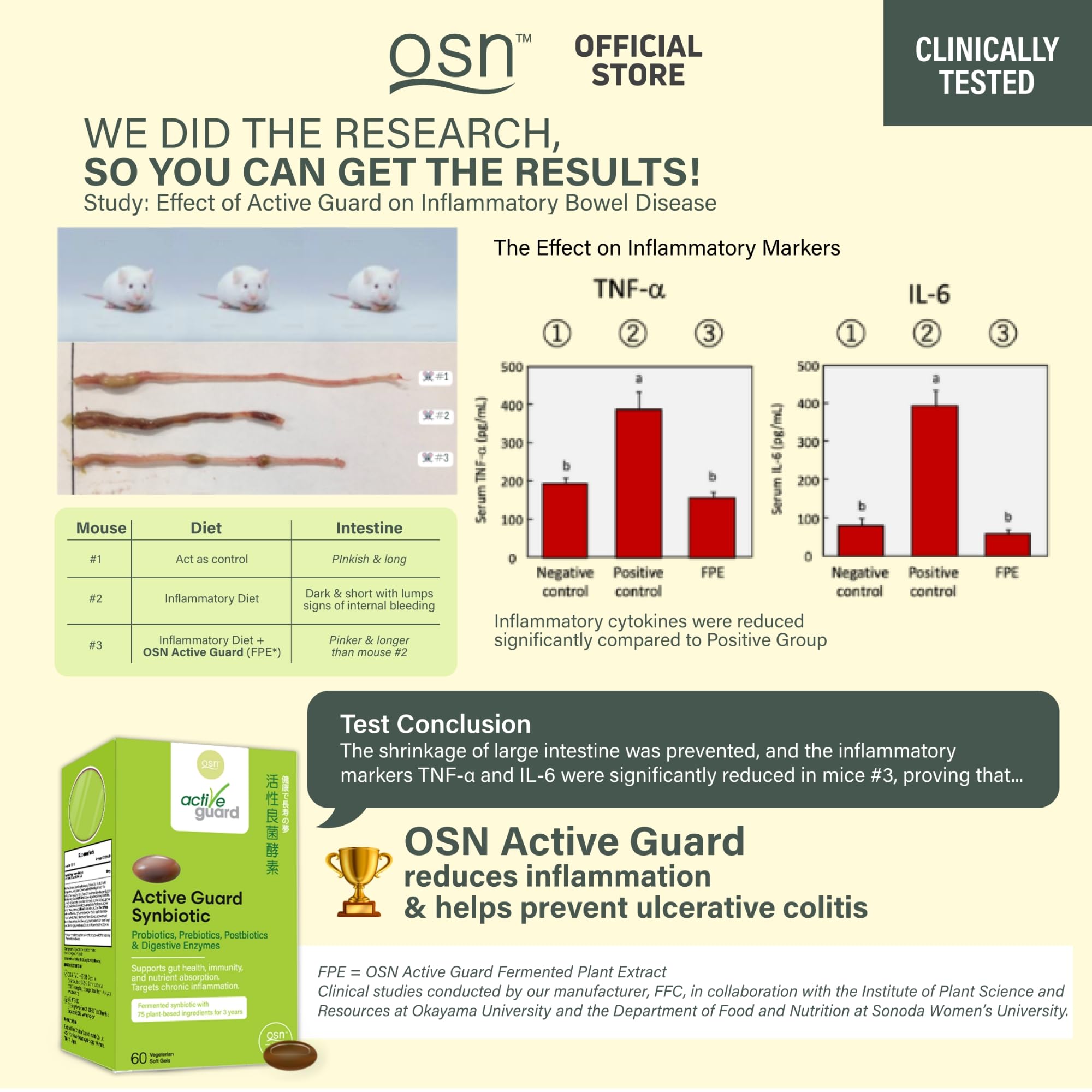 OSN Probiotics for Women Men ActiveGuard 3 Year Japanese Fermented Synbiotic - 17 Strains Prebiotics Postbiotics - Gut Health Digestive Enzymes - 60 Shelf Stable Softgels OSN uk supplements