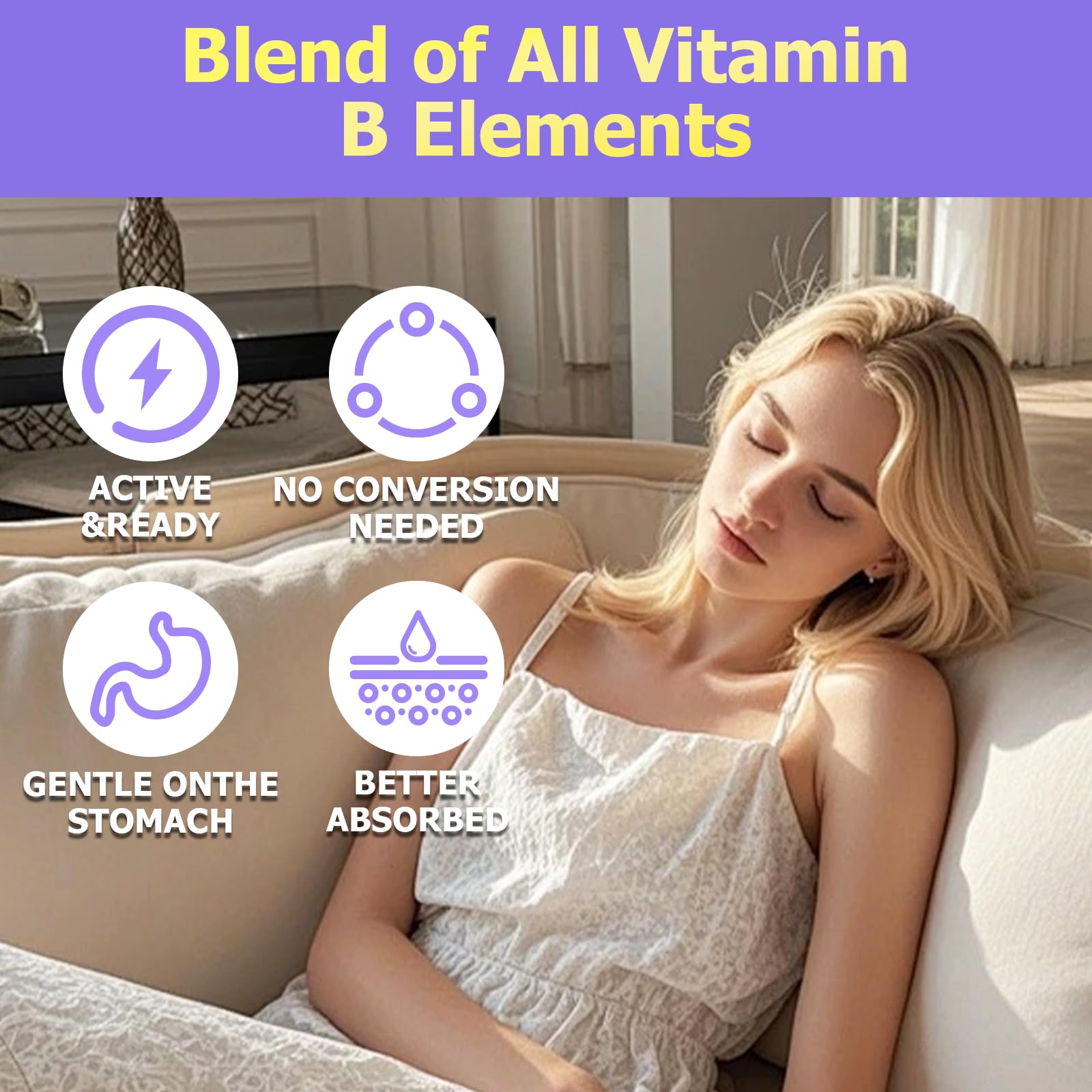 Advanced Vitamin B Complex Liquid Drops for Women Men & Kids, 15-in-1 VIT B Complex with Vitamin C B12 B6 B1 Niacin Folate for Brain Nerve Neuropathy Energy Mood Health, Sublingual B-Complex Drops JUIWEFKK uk supplements