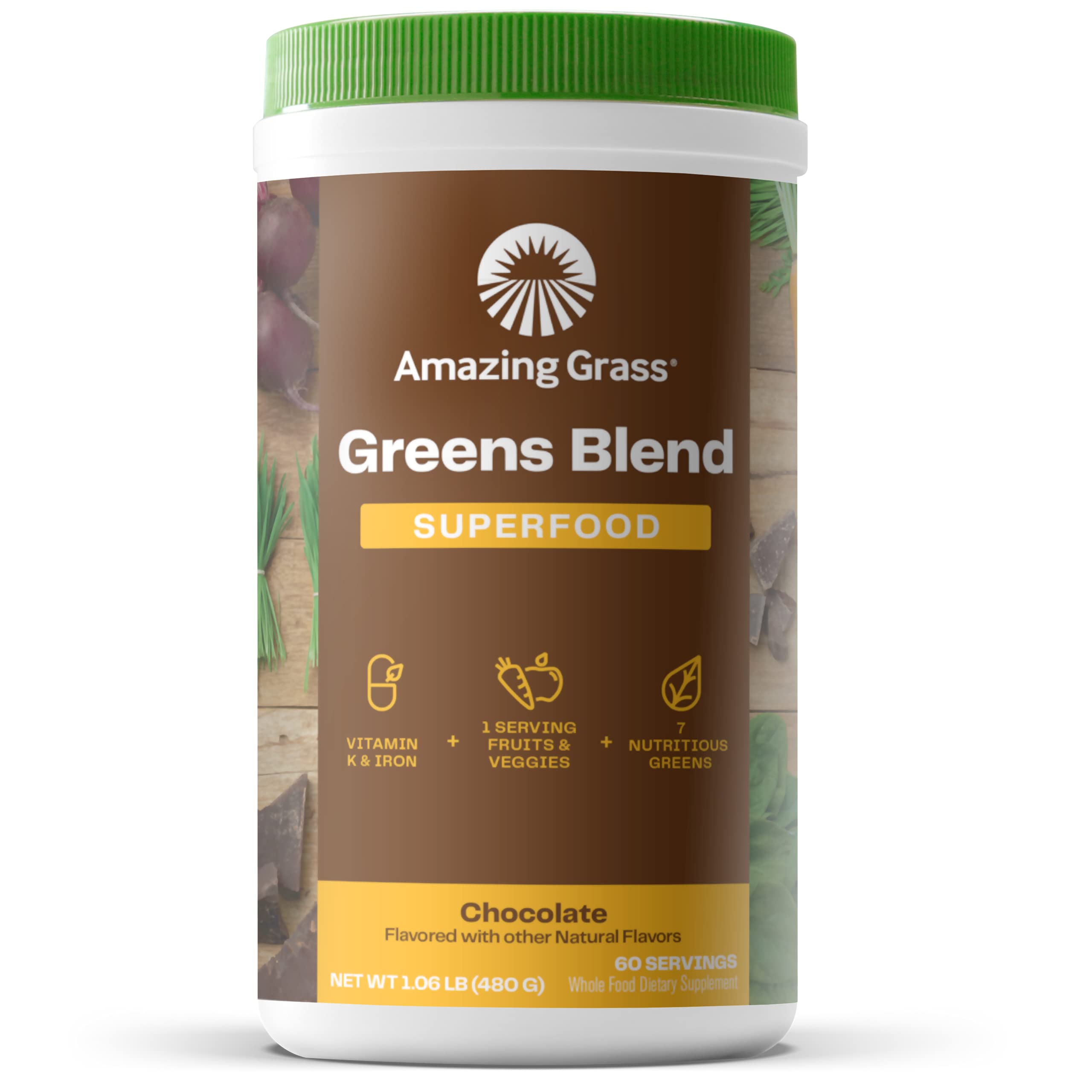 Amazing Grass Greens Blend Superfood: Super Greens Powder Smoothie Amazing Grass uk supplements