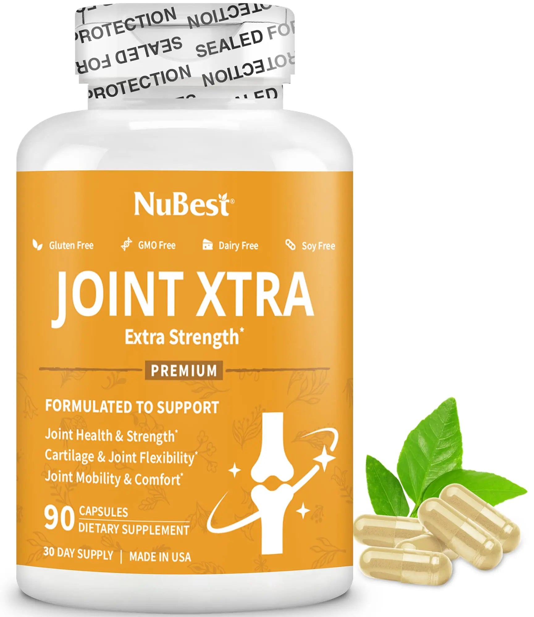 NuBest Joint Xtra - Joint Support Supplement | Joint Health Formula with Triple Joint Strength - Glucosamine, Chondroitin, Turmeric, MSM | 1 Month Supply NuBest uk supplements