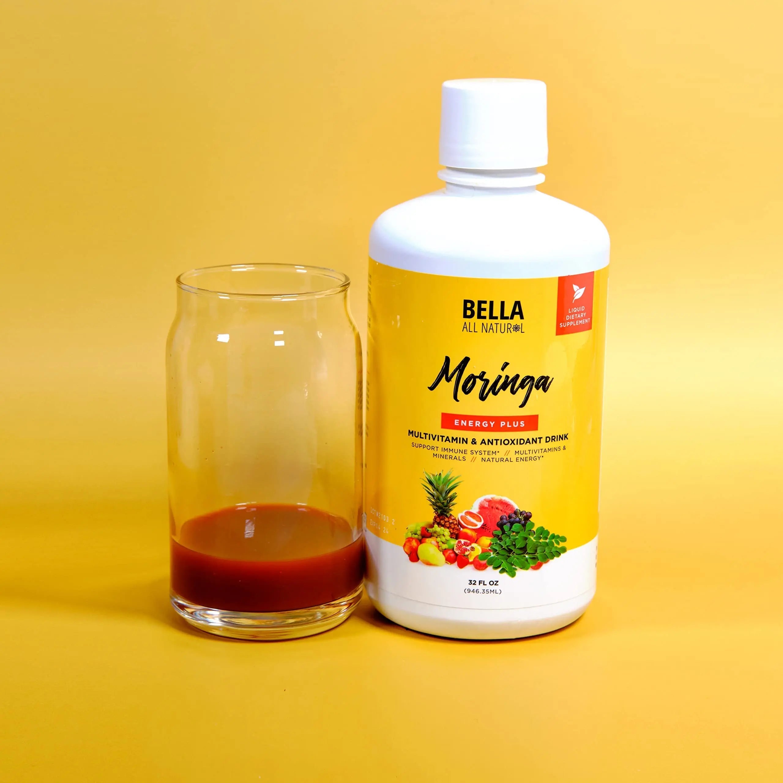 Bella All Natural Moringa Juice Energy Plus - Multivitamin and Antioxidant Drink - 32oz Bella All Natural uk supplements