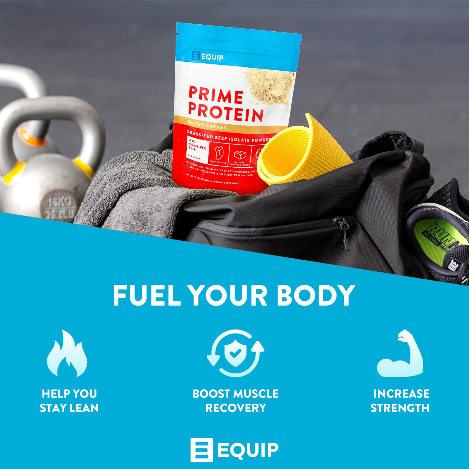 Equip Foods Prime Protein - Grass Fed Beef Protein Powder Isolate - Paleo and Keto Equip uk supplements