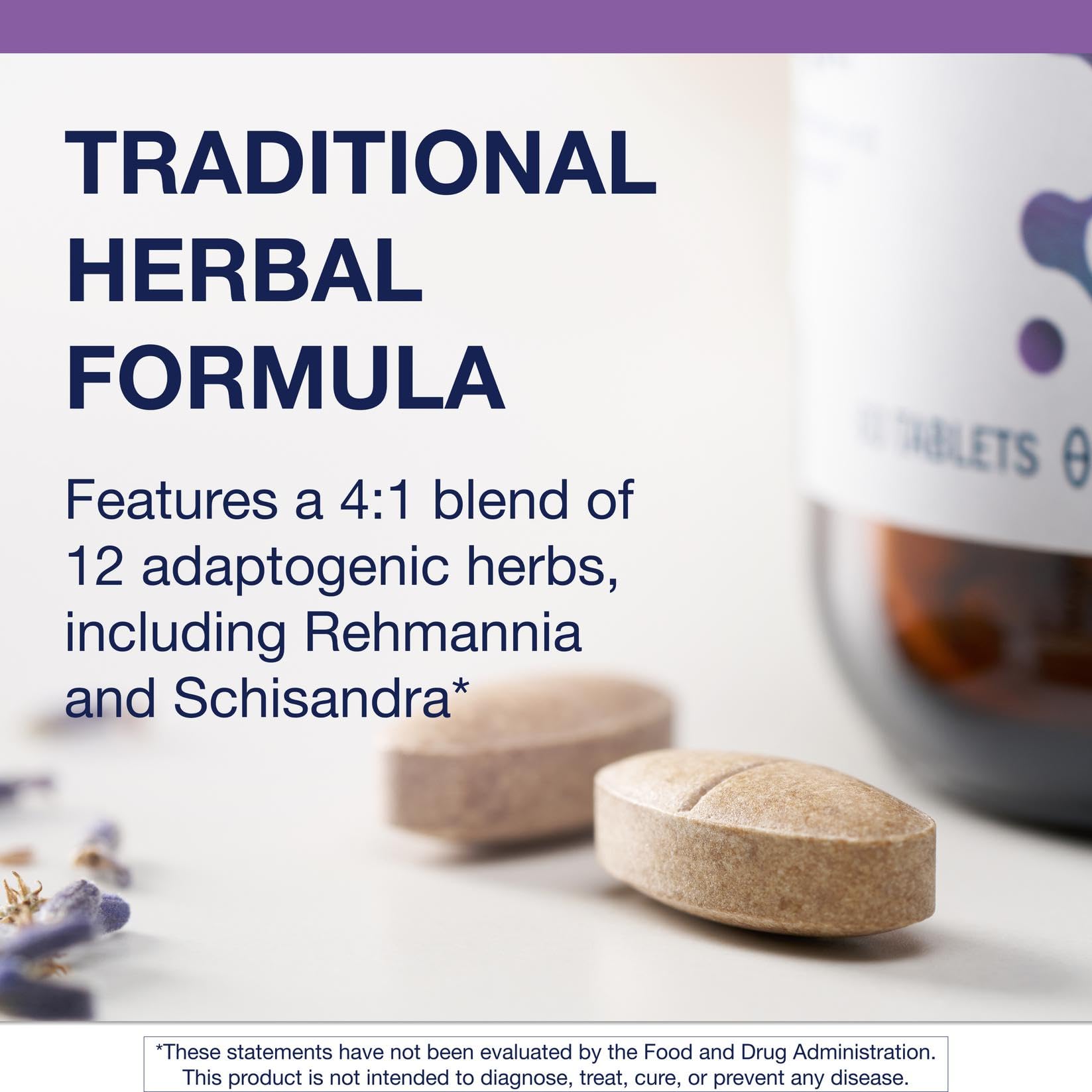 Metagenics Serenagen Supplement - Herbal Stress Management with Asian Ginseng & Chinese Herbs - Supports Calm, Focus, Energy & Sleep* - Non-GMO, Gluten-Free, Vegetarian - 60 Tablets Metagenics uk supplements