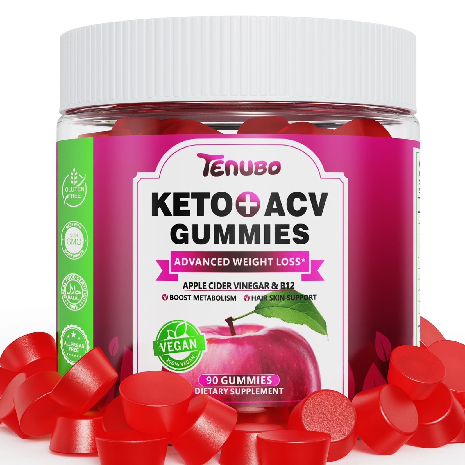 Tenubo Keto ACV Gummies Advanced Weight Loss - 90 Count Speedy Keto Acv Tenubo uk supplements