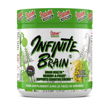 Psycho Pharma. Infinite Brain Nootropic Game Changer. Compete Win (Plato's Lemon Punch, 30 Serving) Psycho Pharma uk supplements