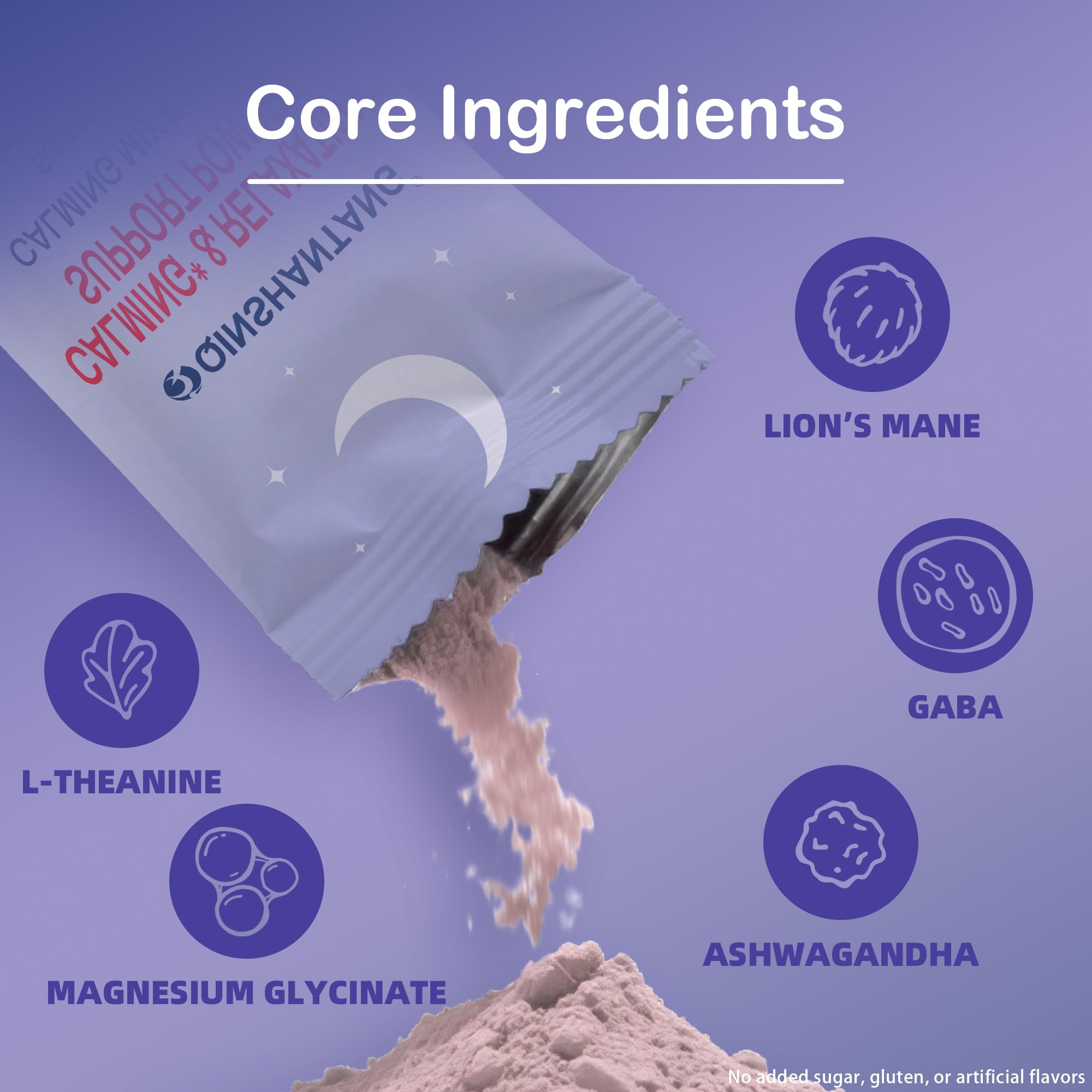 Super Cortisol Drink – Calm Magnesium Powder, L-Theanine, Lion’s Mane & Ashwagandha | Relaxation, Focus & Stress Balance for Women | Sugar-Free, On-The-Go | Red Raspberry Flavor, 25 Servings QIN SHAN TANG uk supplements